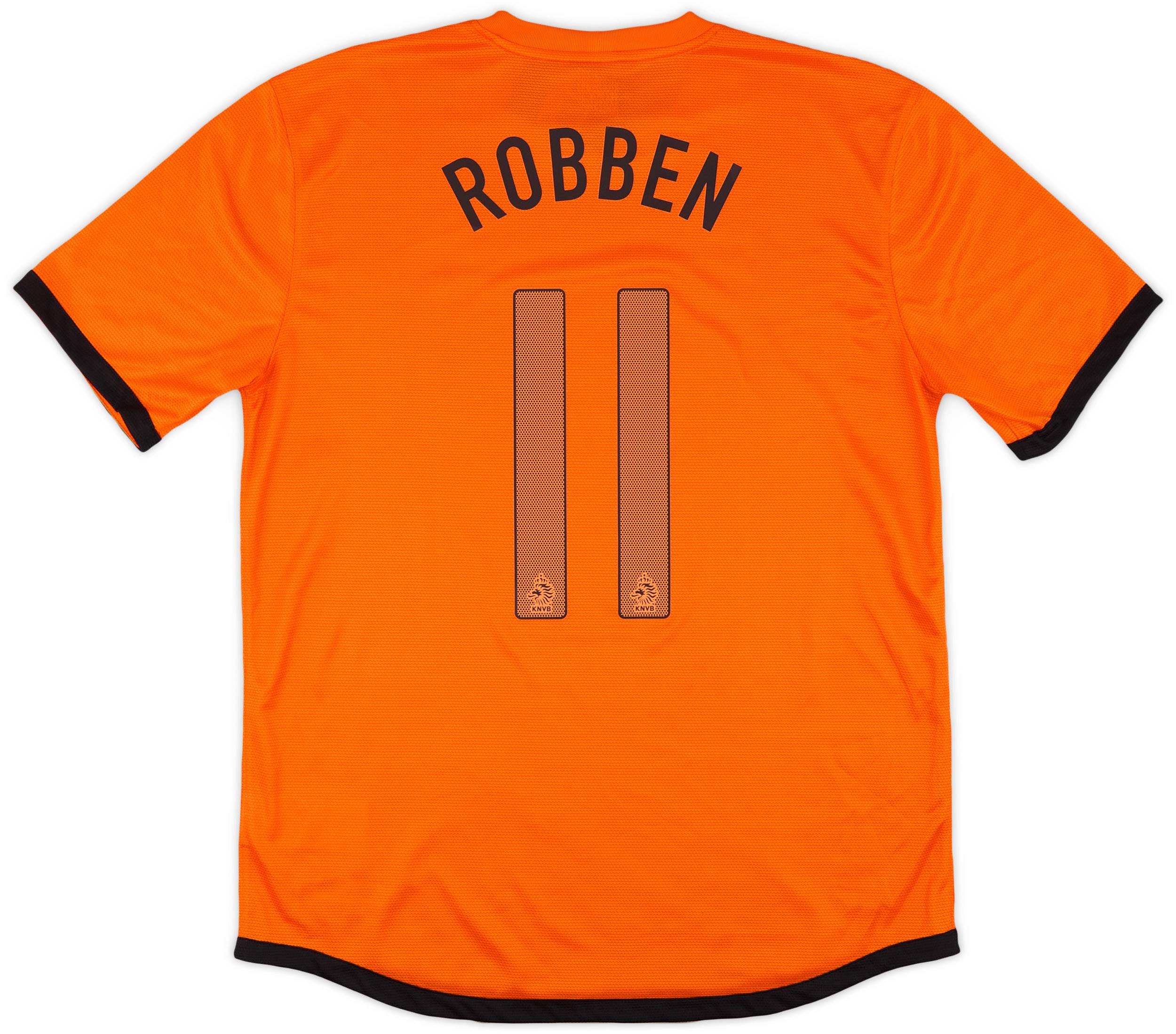 2012-13 Netherlands Home Shirt Robben #11 (L)