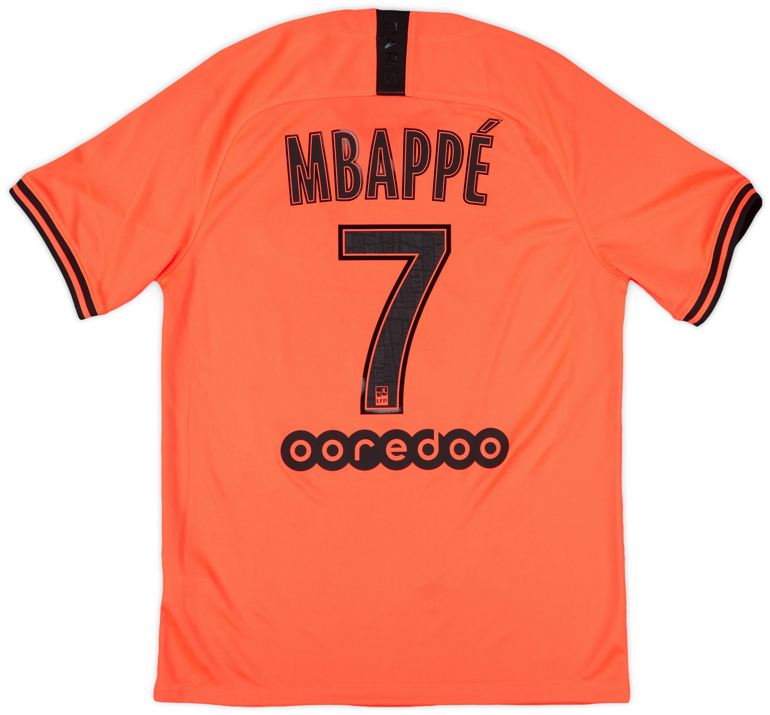 2019-20 Paris Saint-Germain Away Shirt Mbappe #7 - 10/10 - (M)