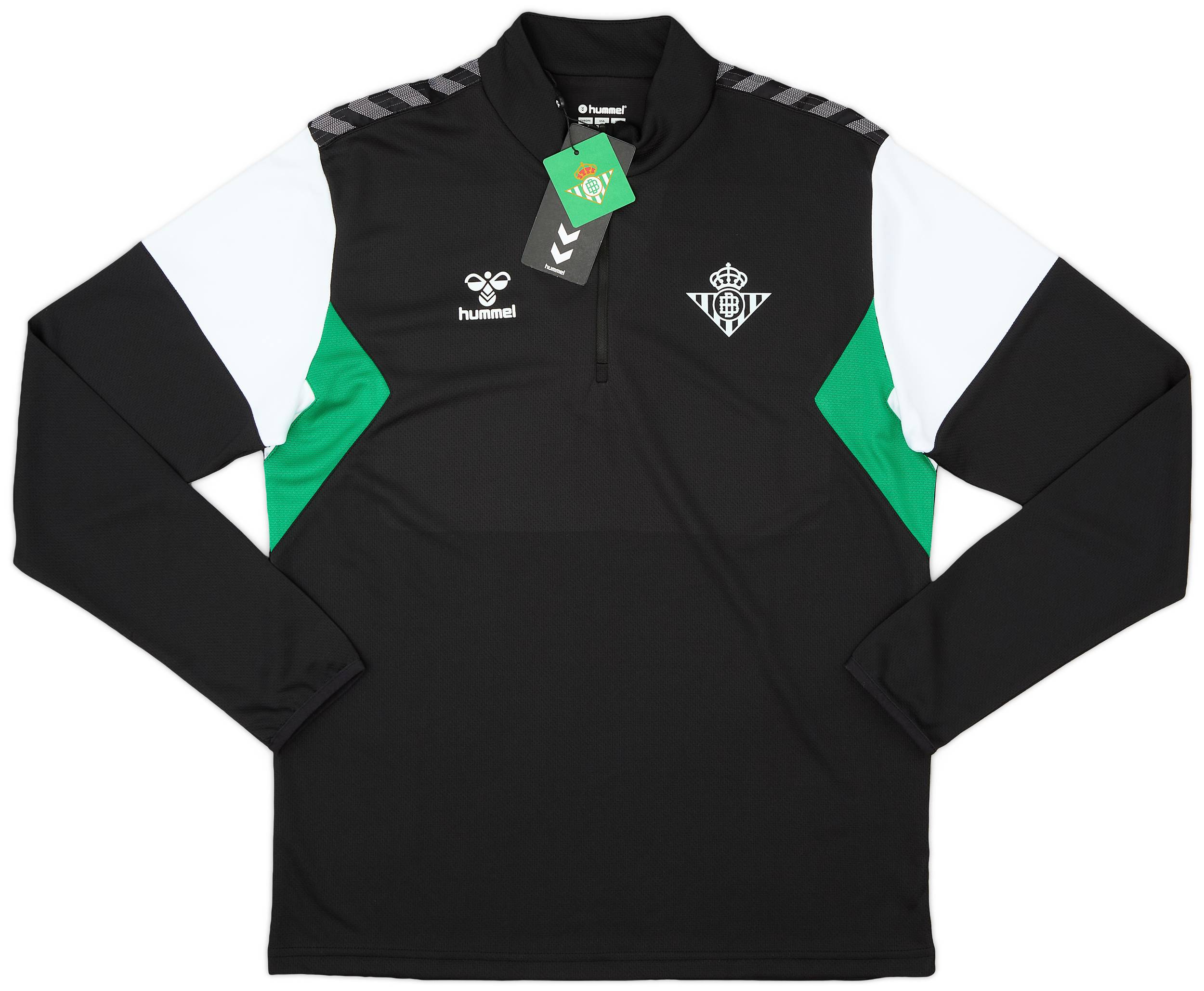 2023-24 Real Betis Hummel 1/4 Zip Training Top