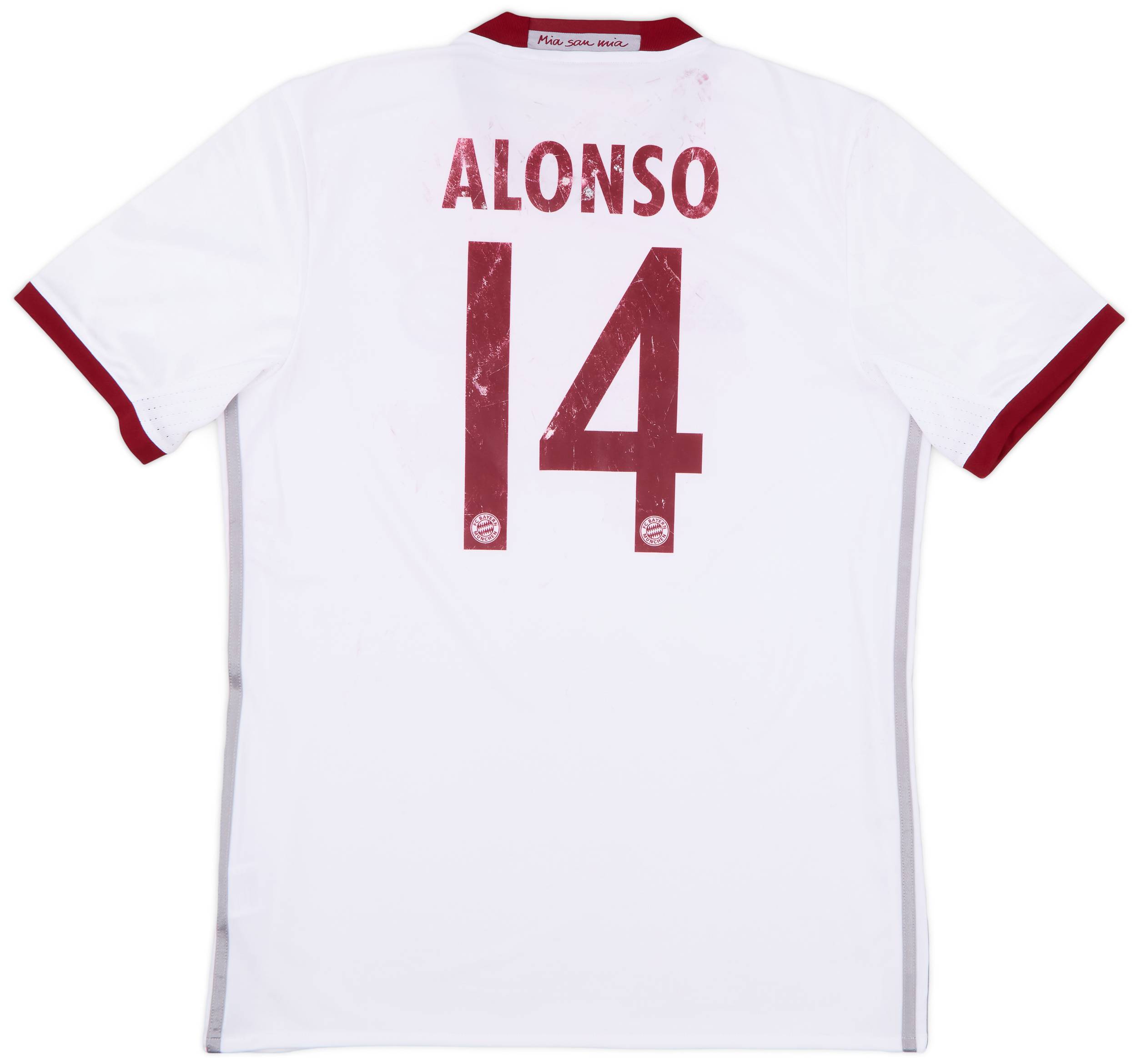 2016-17 Bayern Munich Third Shirt Alonso #14 - 4/10 - (M)