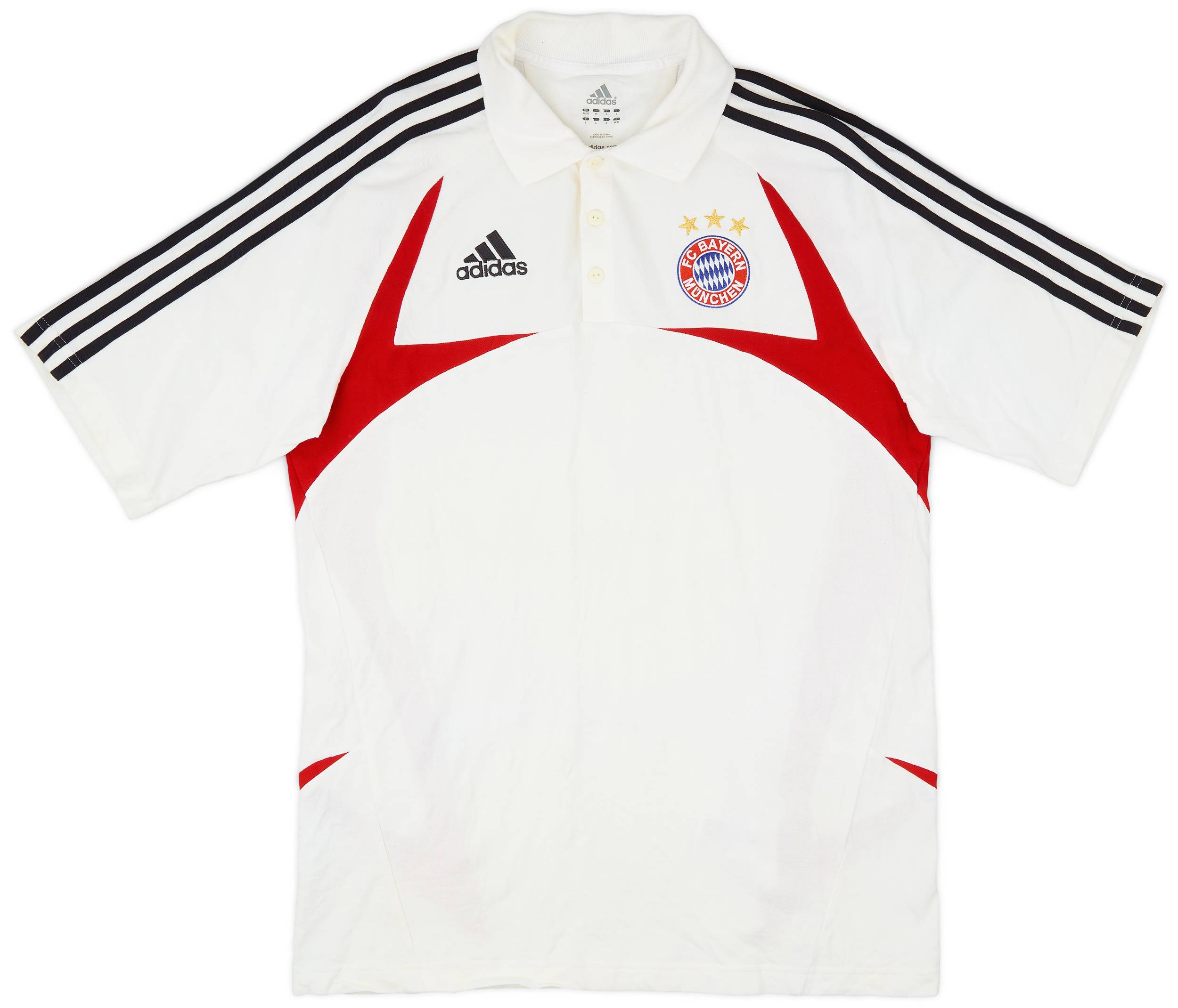 2007-08 Bayern Munich adidas Polo Shirt - 8/10 - (M/L)