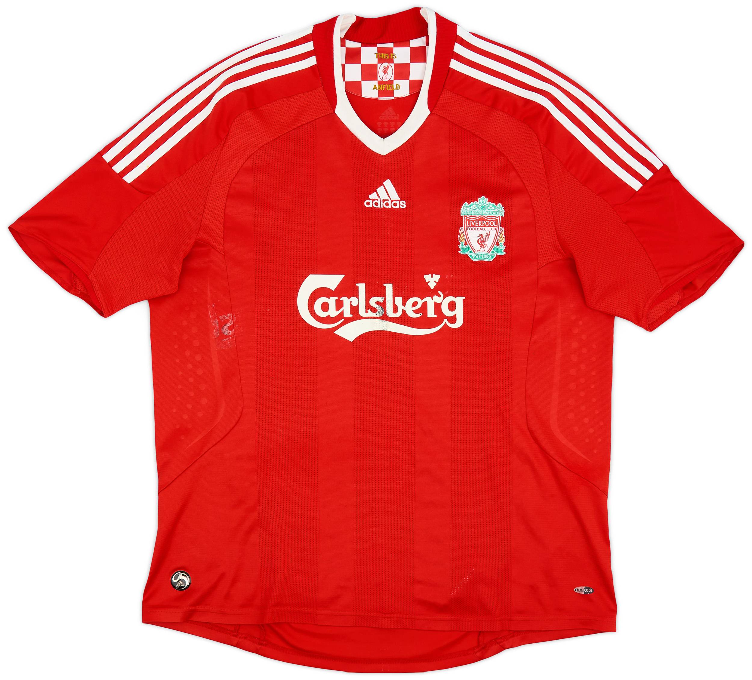 2008-10 Liverpool Home Shirt - 5/10 - (XL)