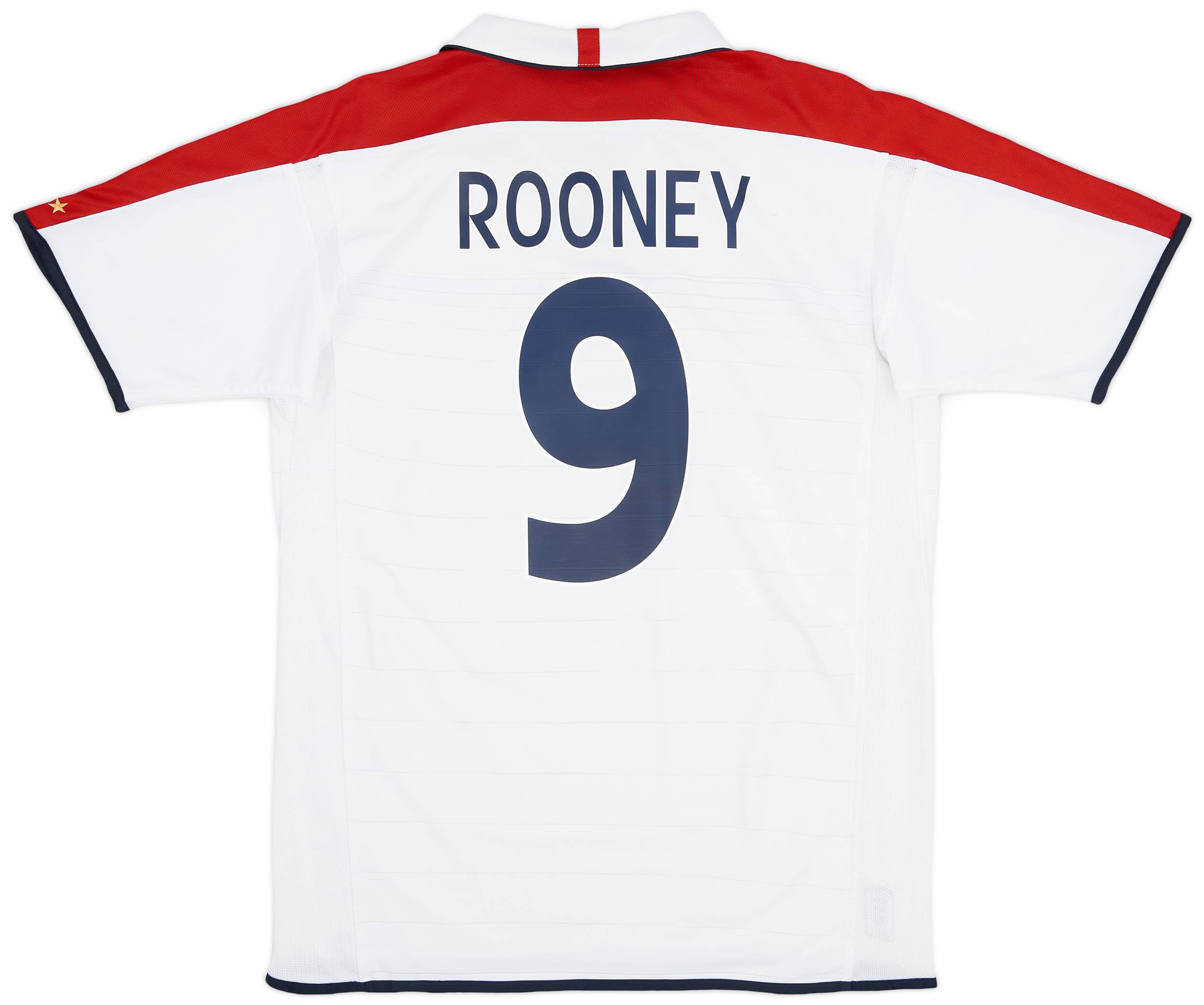 2003-05 England Home Shirt Rooney #9 - 6/10 - (L)