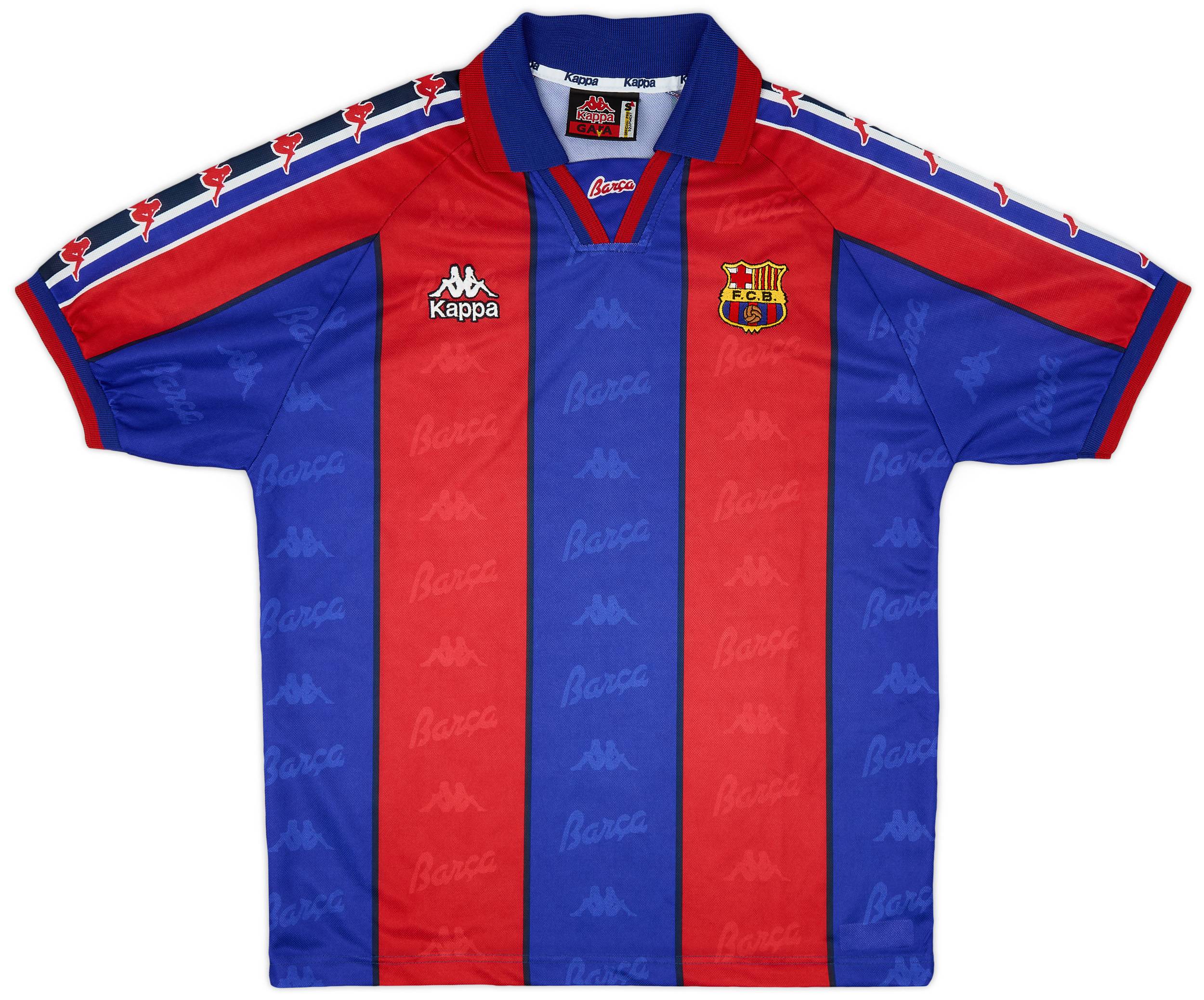 1995-97 Barcelona Home Shirt - 8/10 - (S)