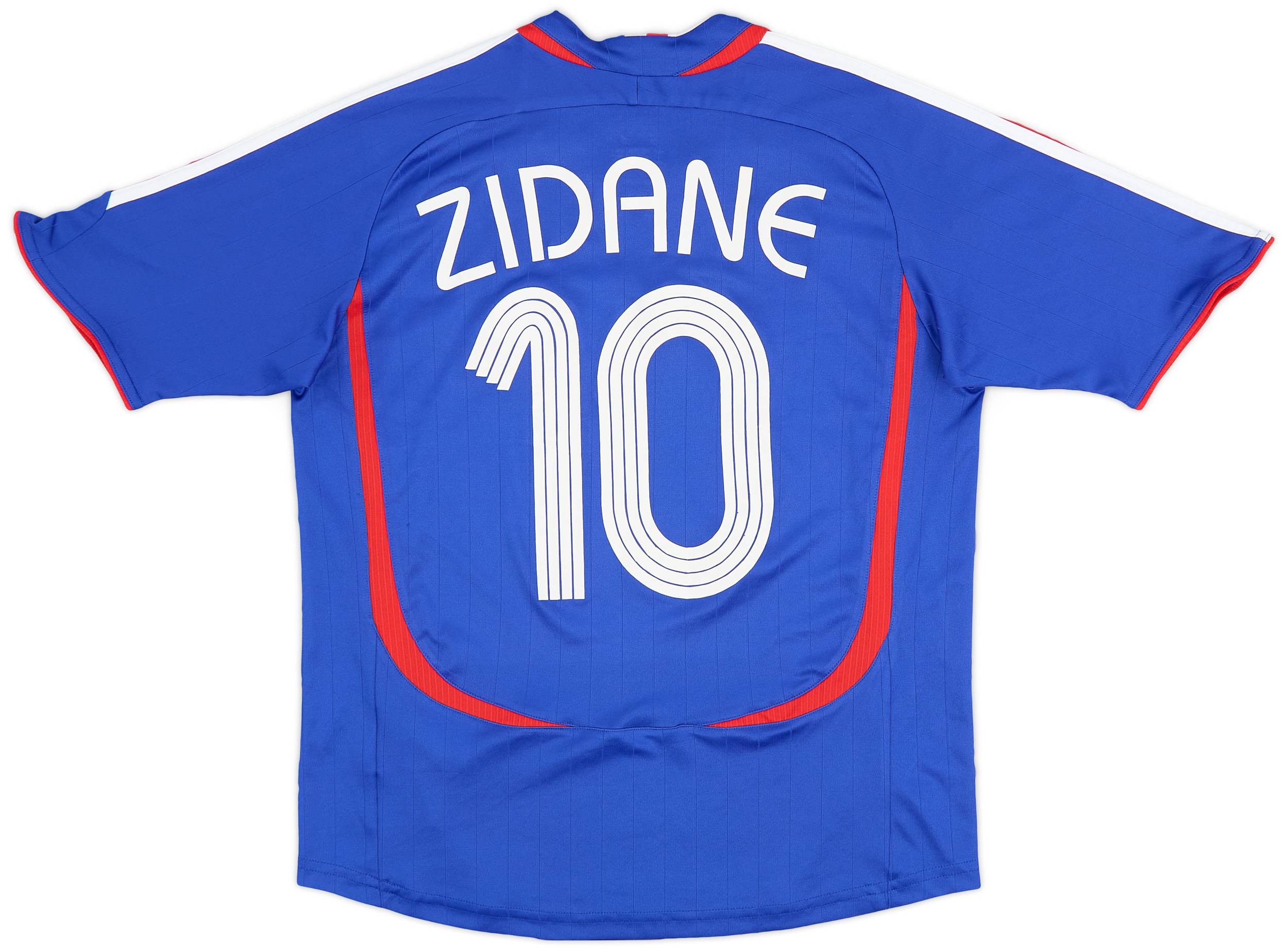 2006-07 France Home Shirt Zidane #10 - 8/10 - (M.Boys)