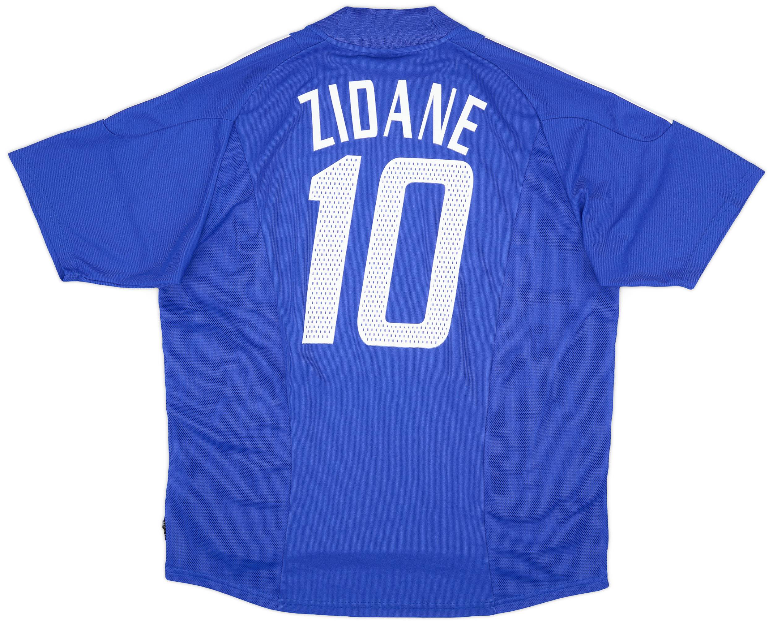 2002-04 France Home Shirt Zidane #10 - 5/10 - (L)