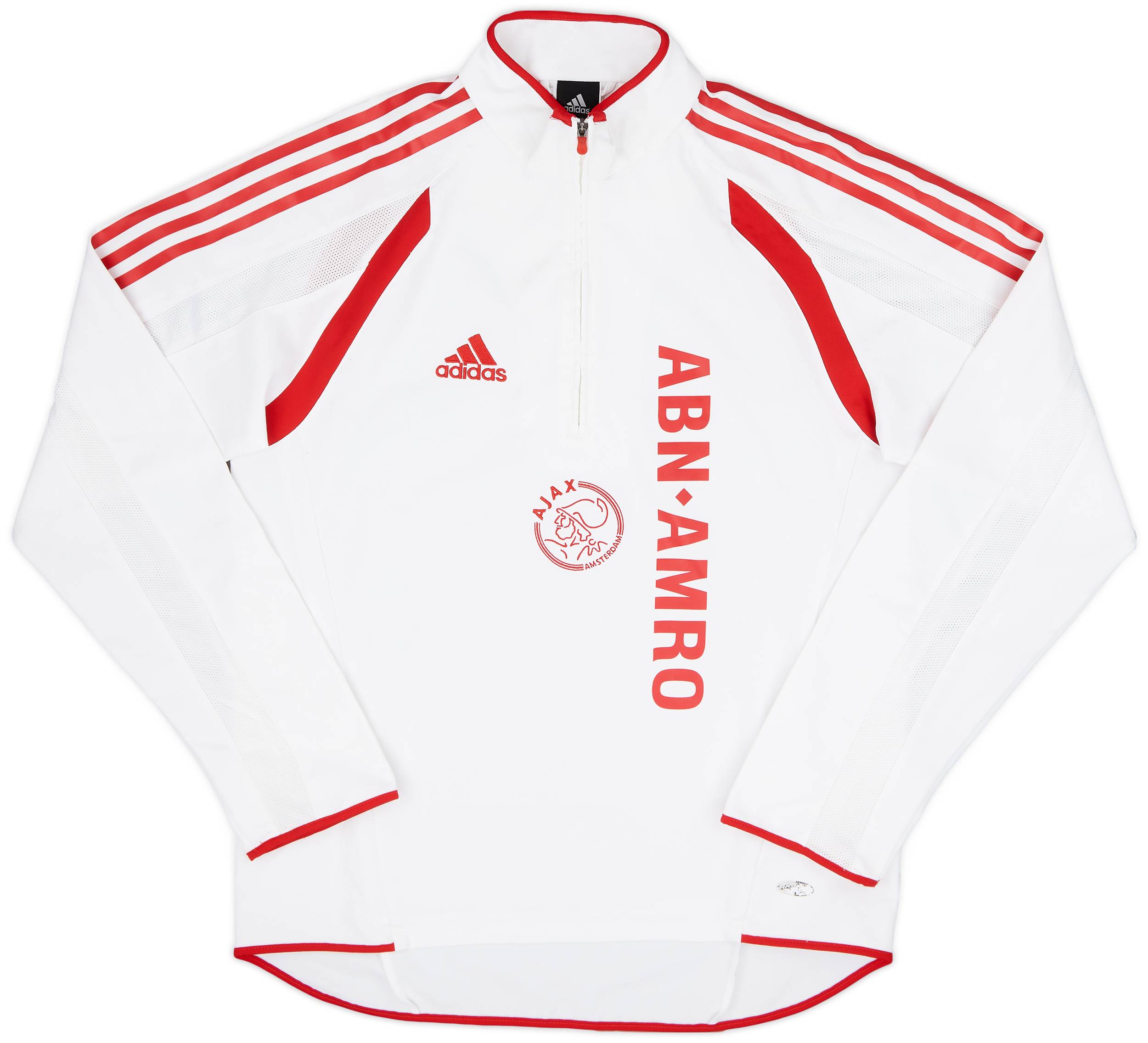 2005-06 Ajax adidas 1/4 Zip Training Top - 8/10 - (S)