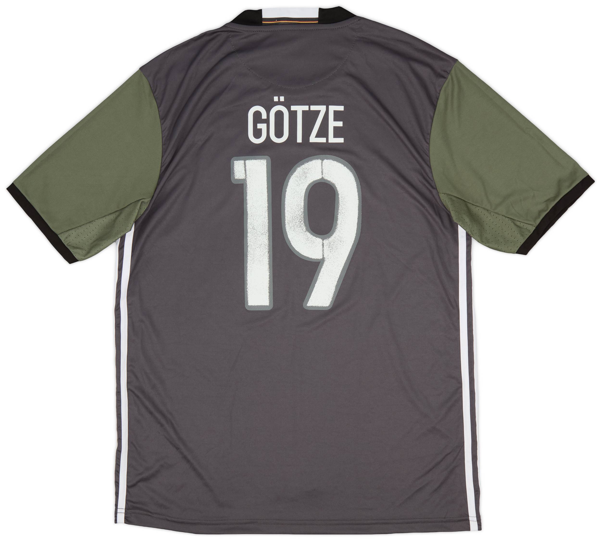2015-17 Germany Away Shirt Gotze #19 - 9/10 - (L)