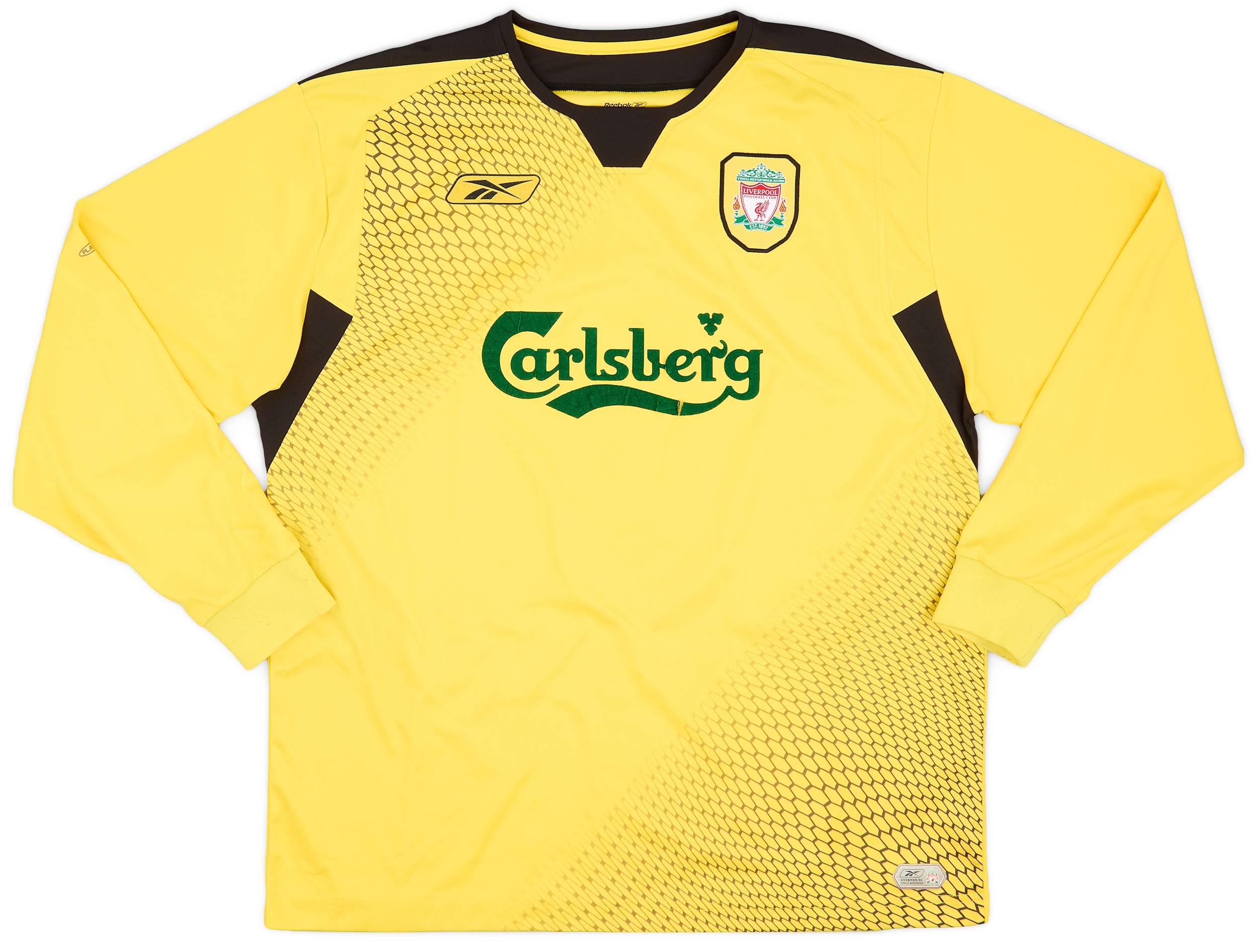 2004 06 Liverpool Away L S Shirt Gerrard 8 5 10 L