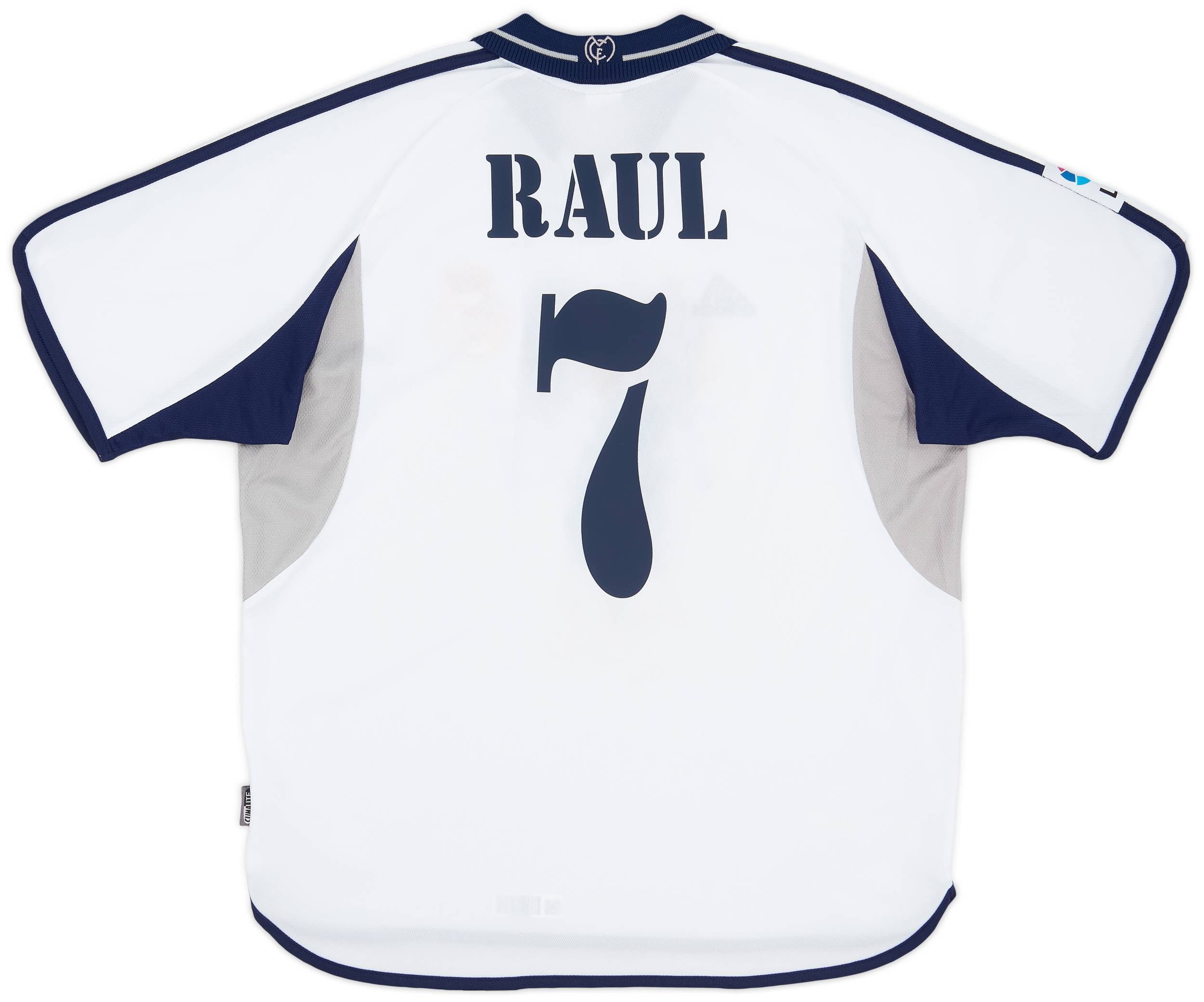 アディダス 00s real madrid #7 raul M home 2000-01 Real Madrid Home Shirt Raul #7 - 7/10 - (L)