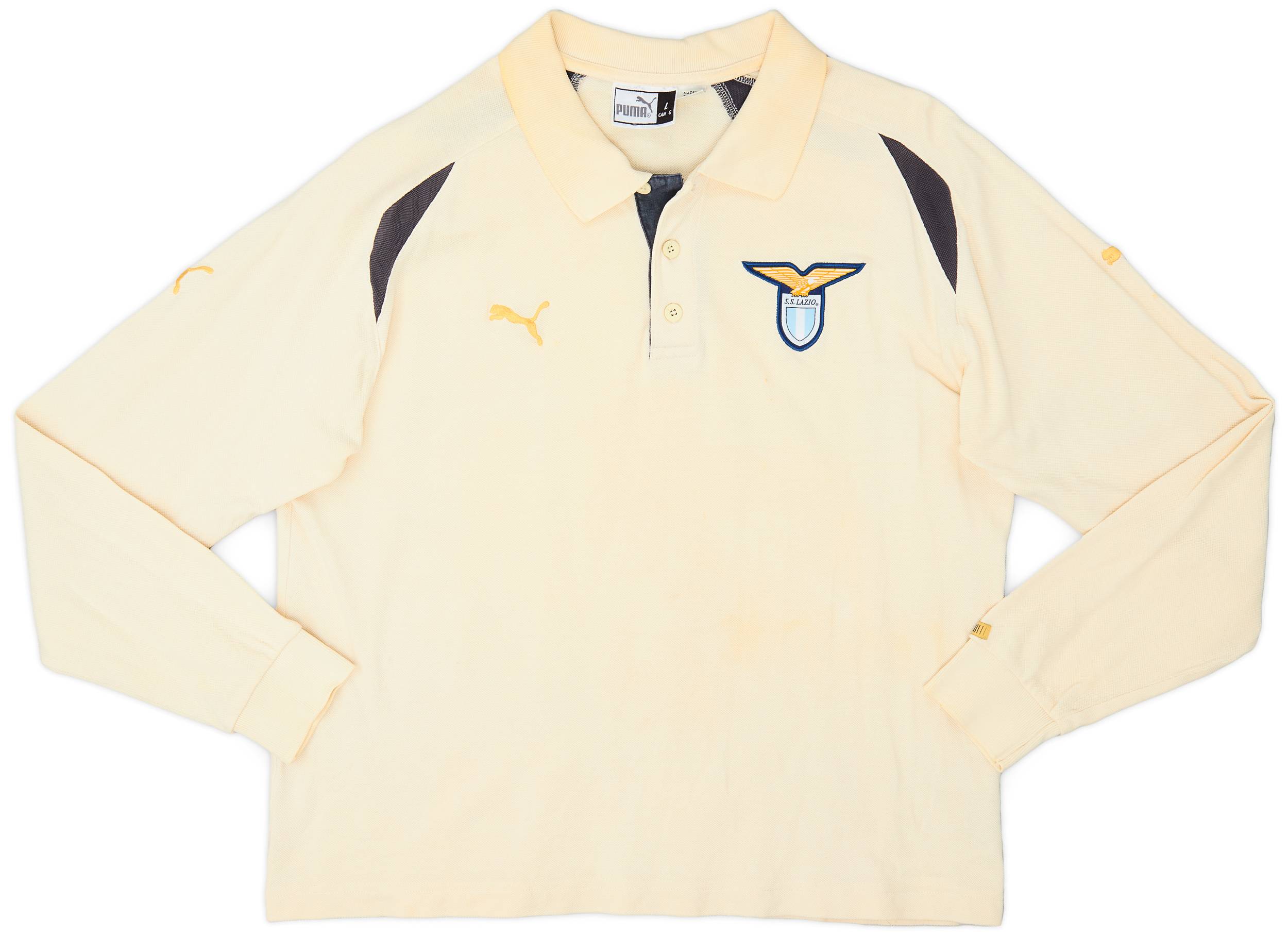 1998-00 Lazio Puma Polo L/S Shirt - 8/10 - (L)