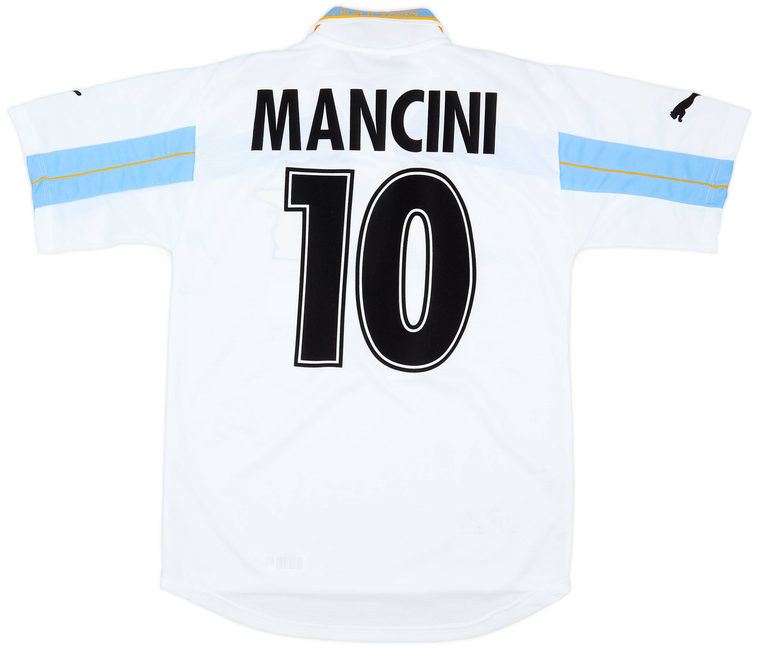 2000-01 Lazio Centenary Home Shirt Mancini #10 - 7/10 - (S)