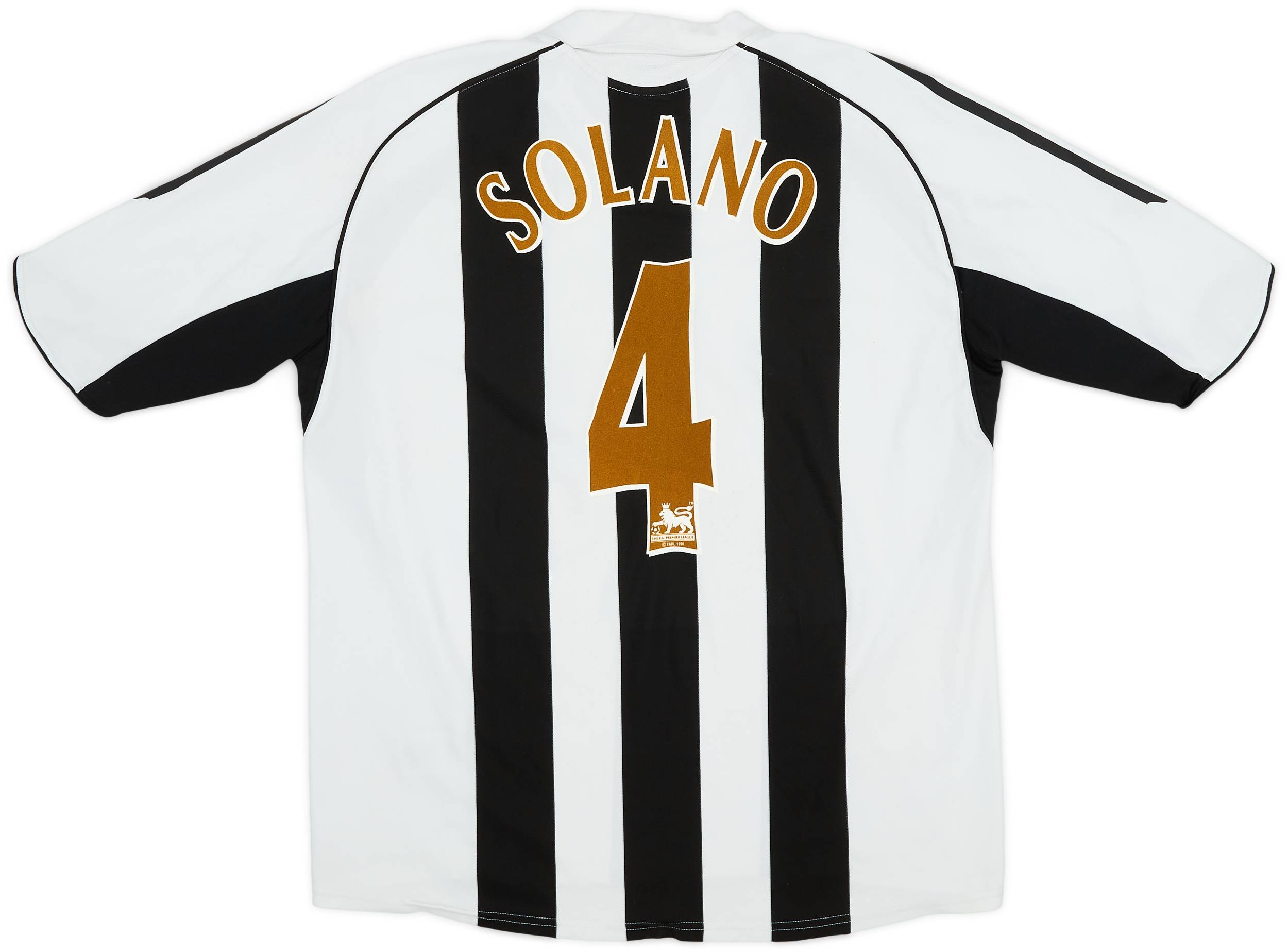 2005-07 Newcastle Home Shirt Solano #4 - 6/10 - (XL)