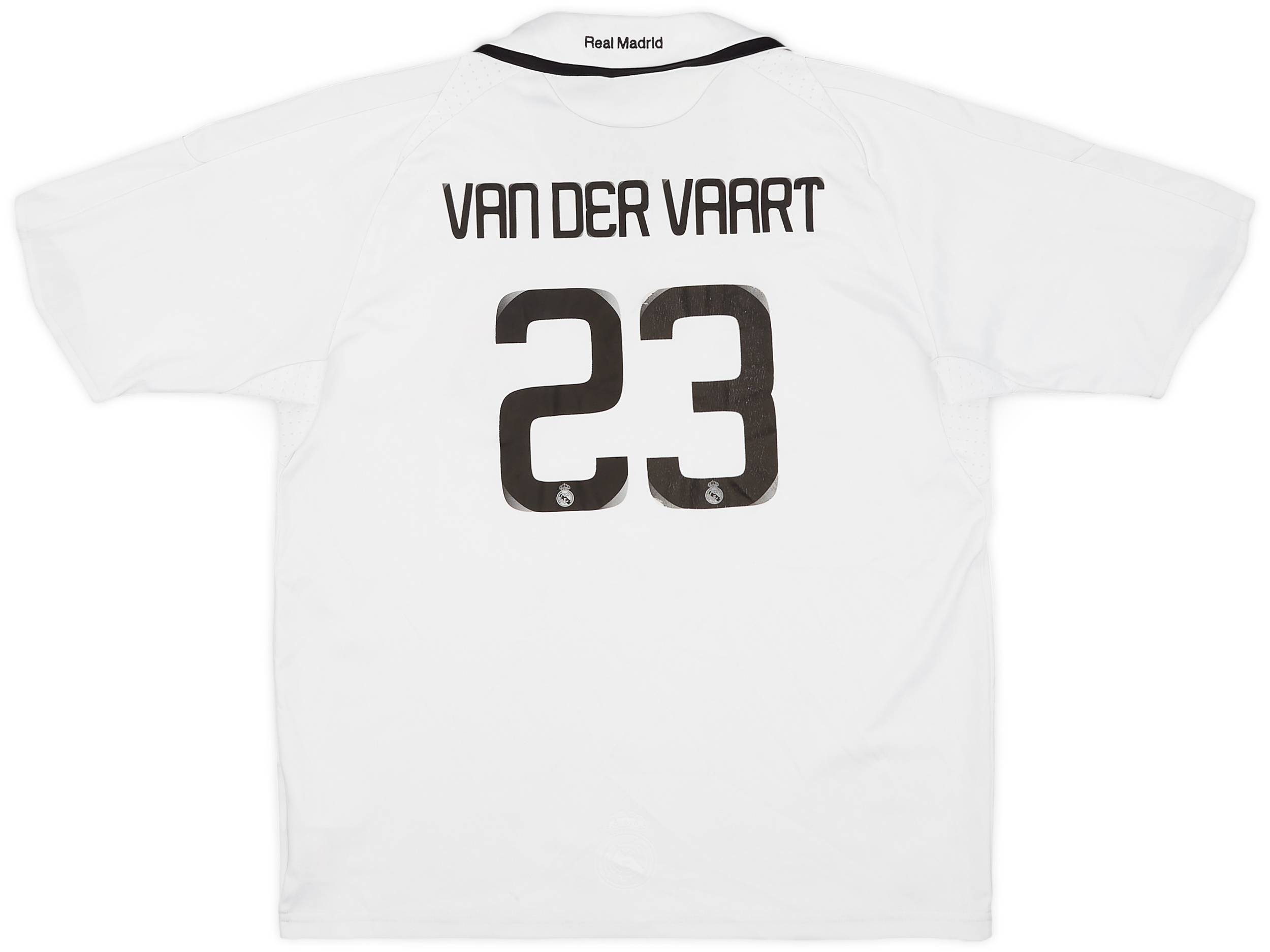 2008-09 Real Madrid Home Shirt Van Der Vaart #23 - 7/10 - (L.Boys)