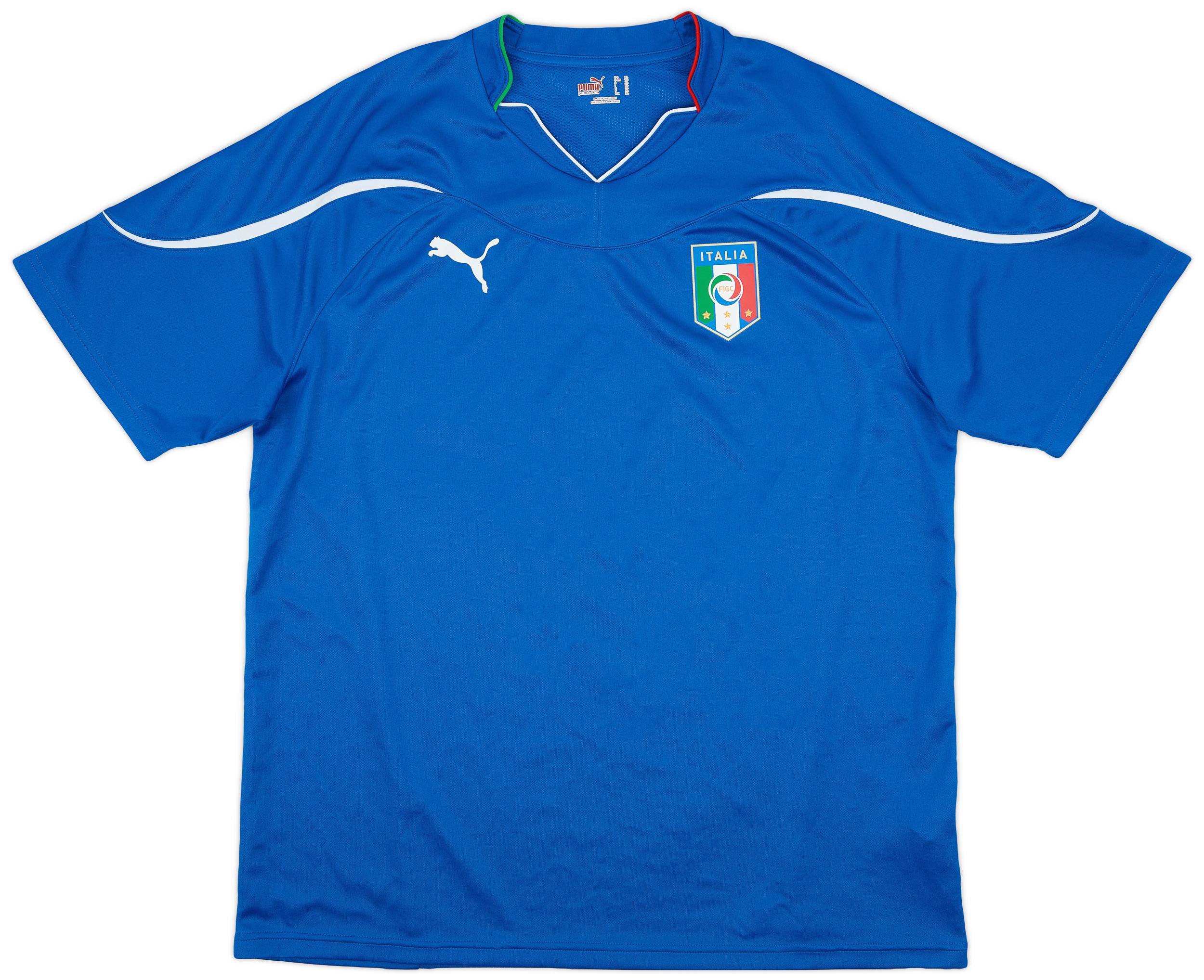 2010-12 Italy Basic Home Shirt - 9/10 - (XL)