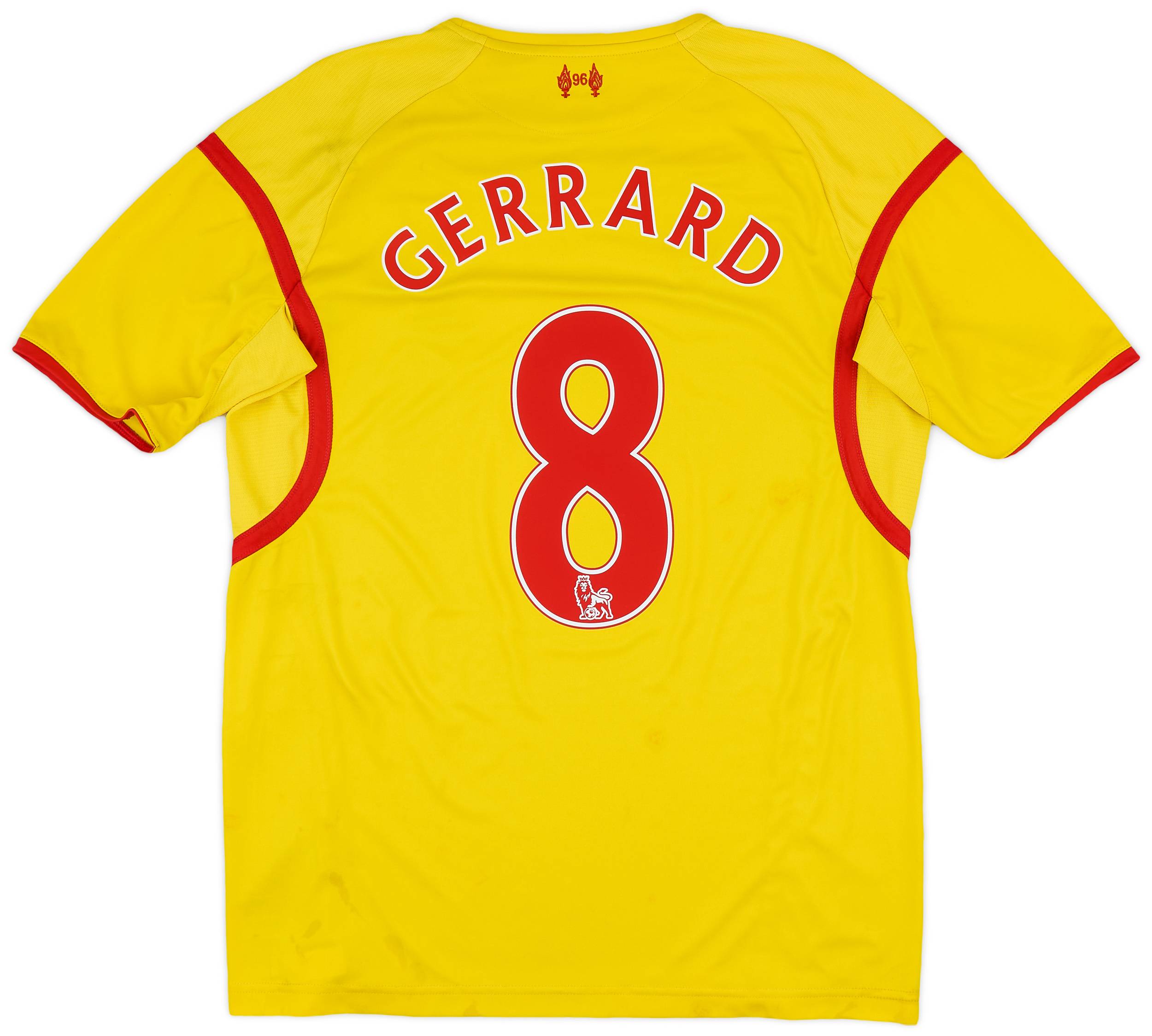 2014-15 Liverpool Away Shirt Gerrard #8 - 6/10 - (M)