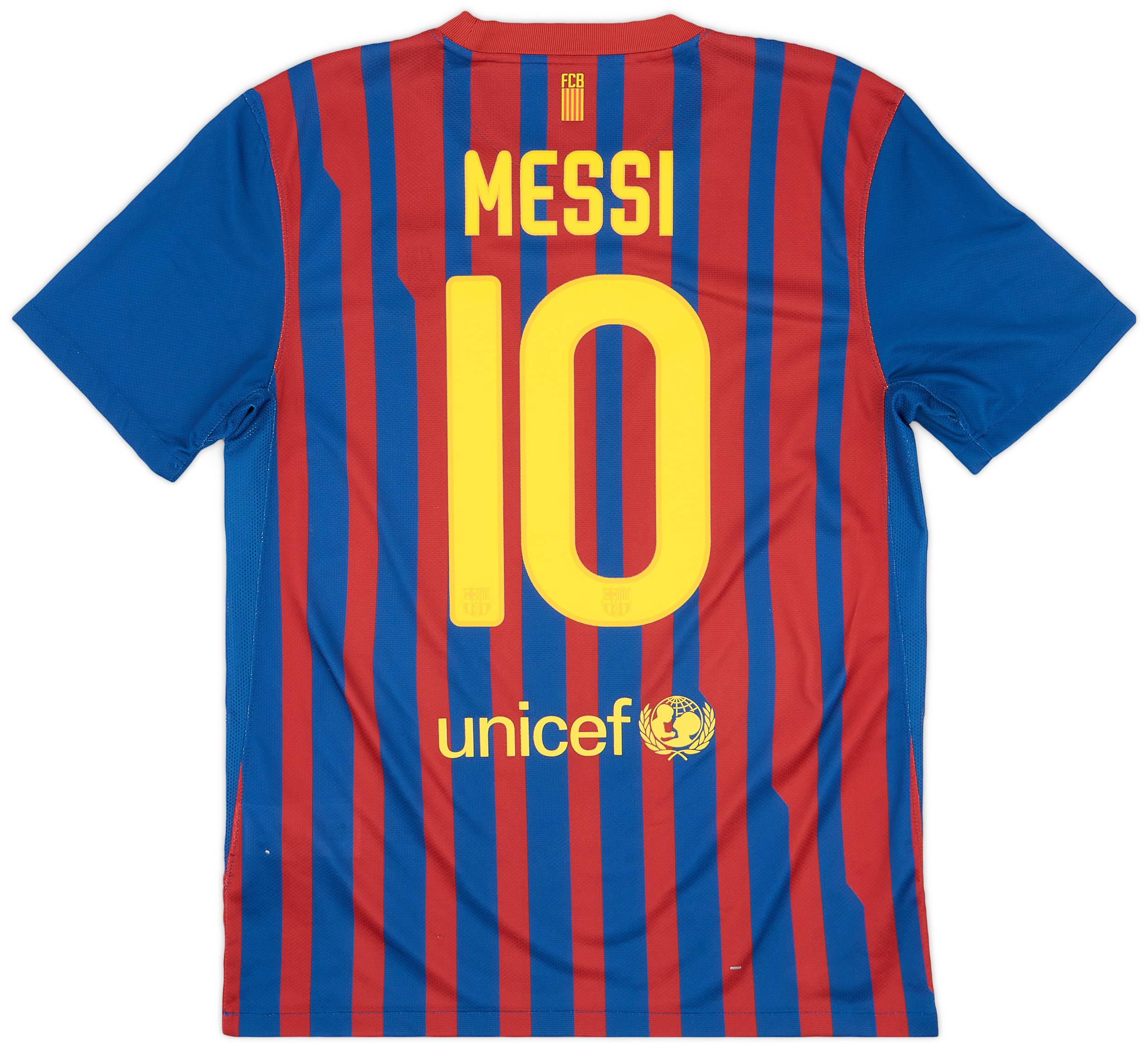 2011-12 Barcelona Home Shirt Messi #10 - 5/10 - (M)