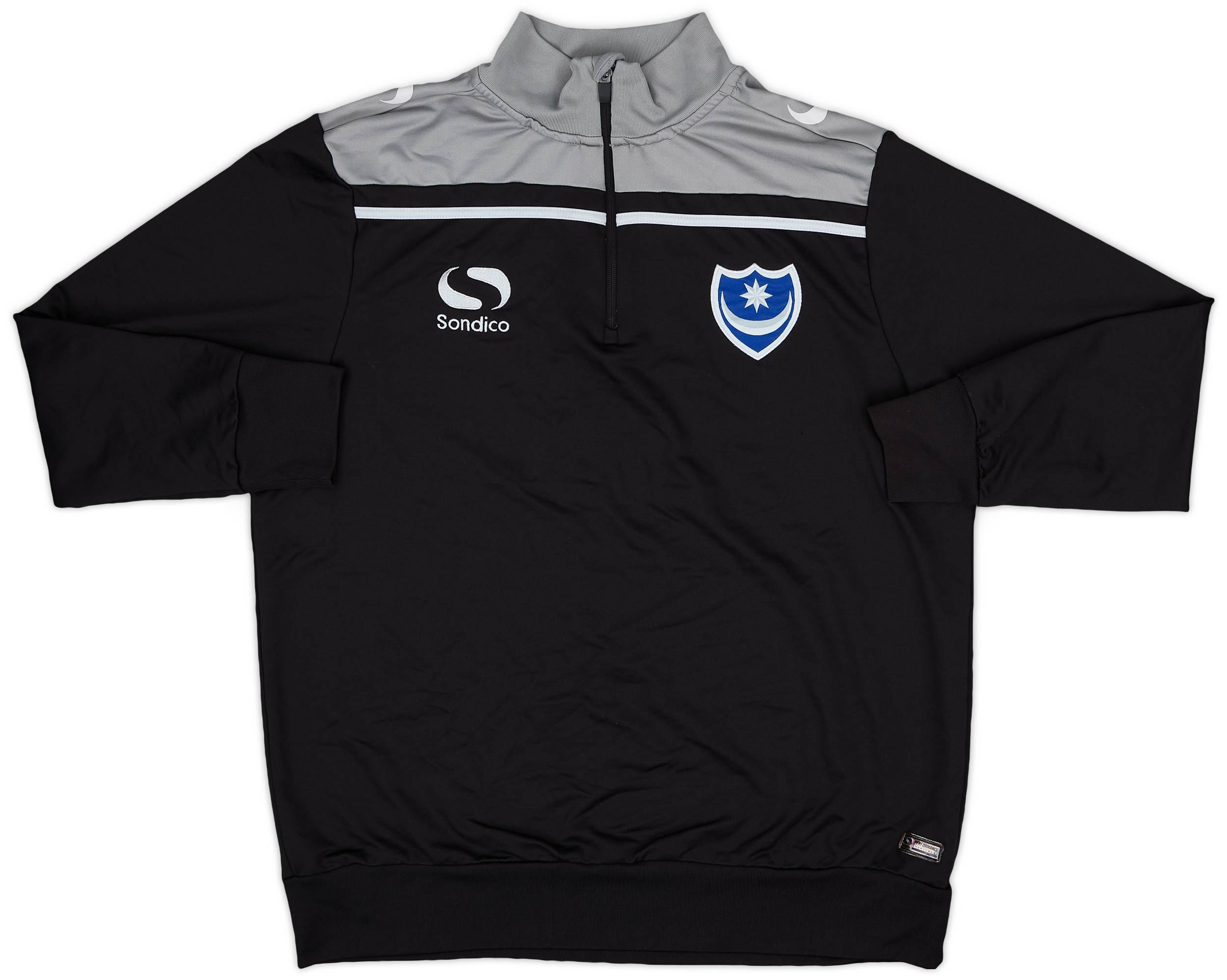 2014-15 Portsmouth Sondico 1/4 Zip Training Top - 8/10 - (S)