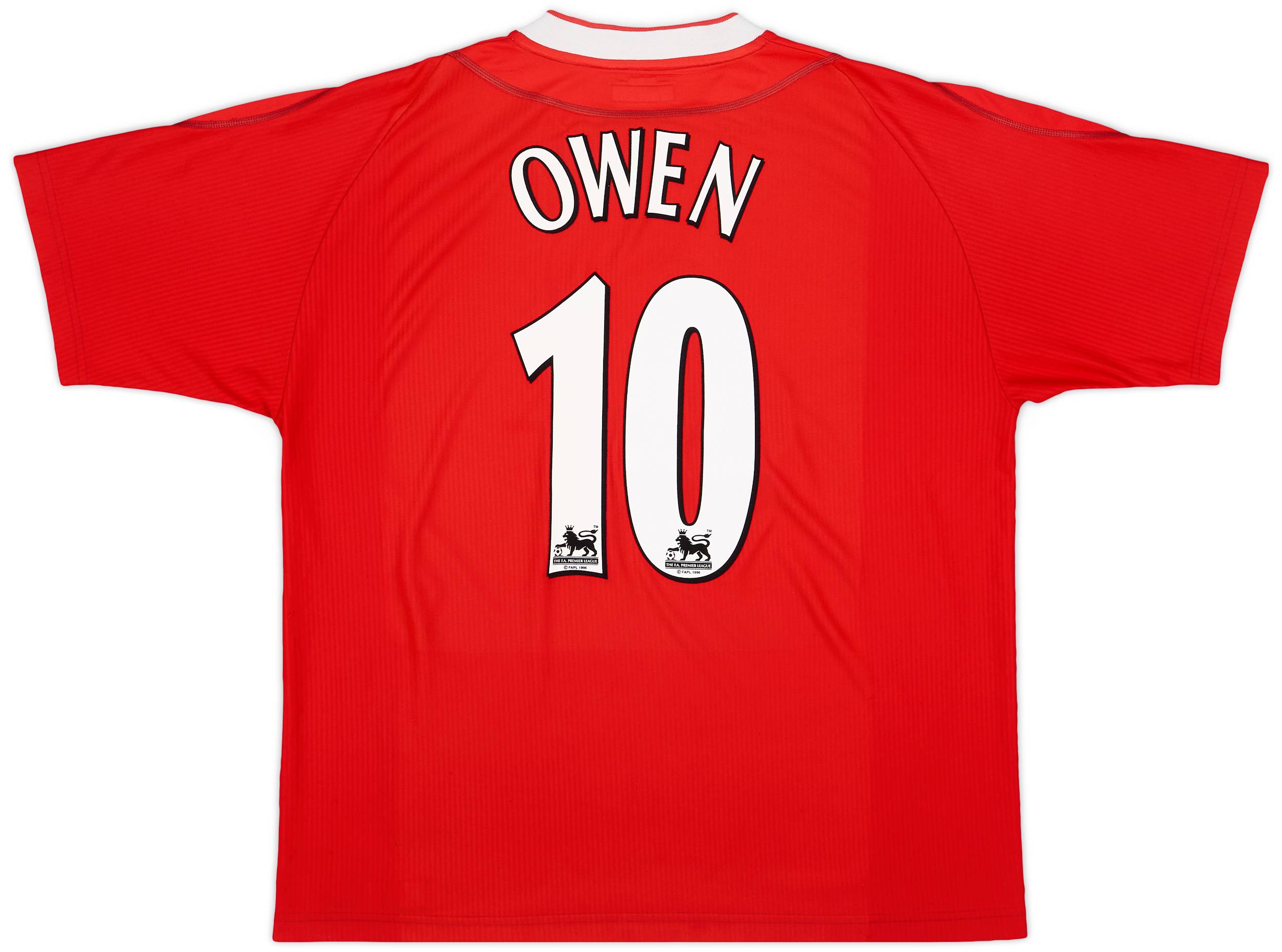 2002-04 Liverpool Home Shirt Owen #10 - 3/10 - (XL)