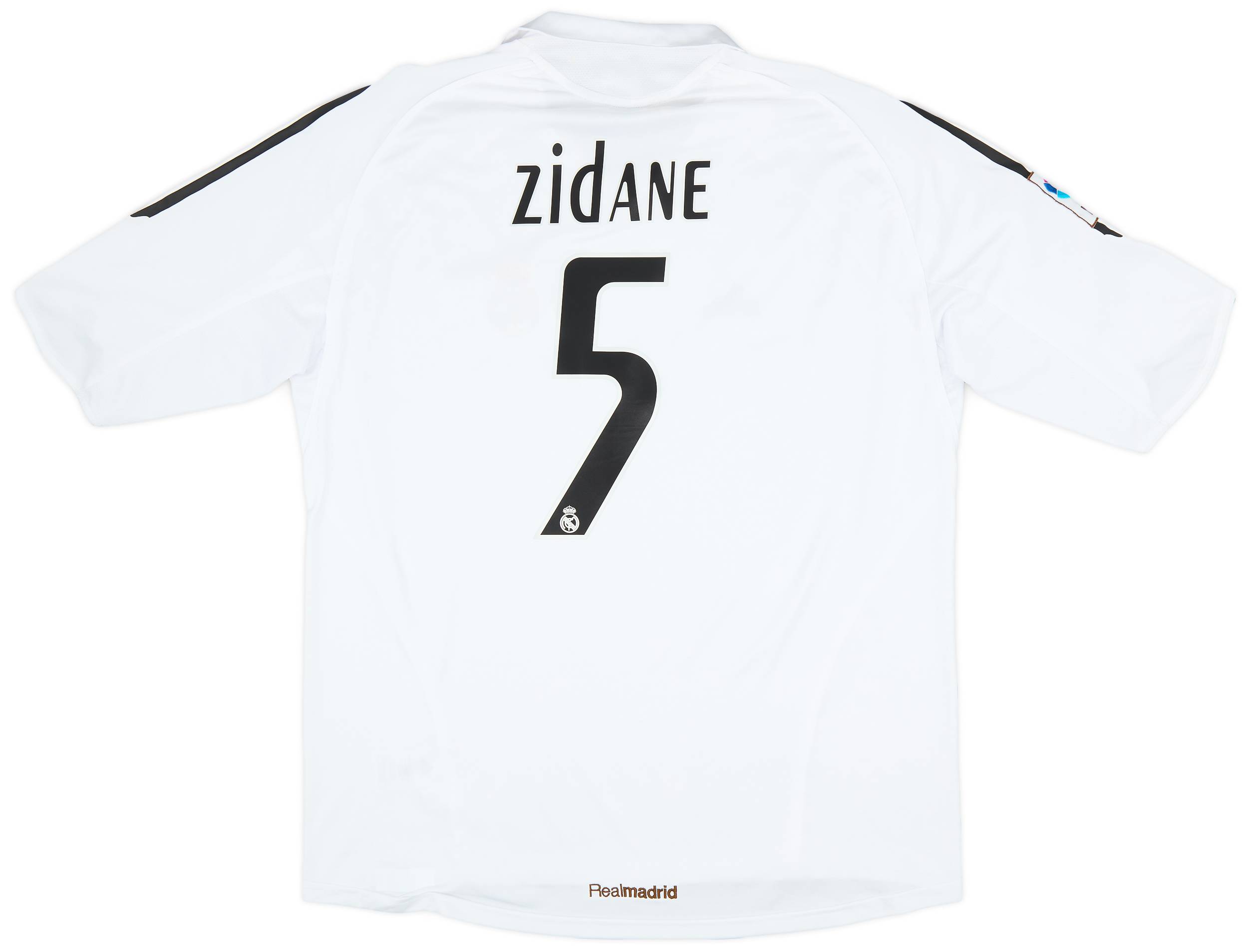 2005-06 Real Madrid Home Shirt Zidane #5 - 6/10 - (XL)