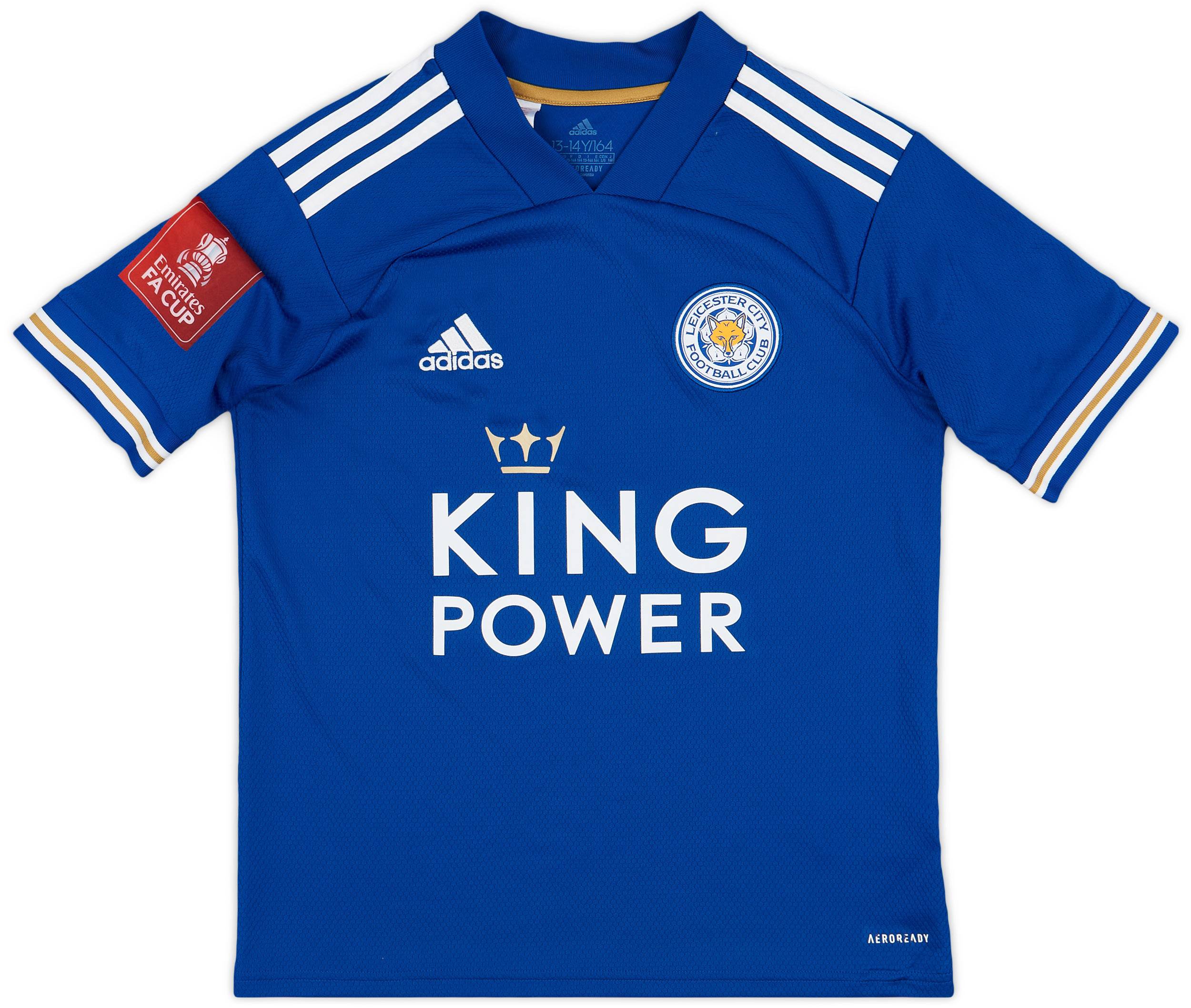 2020-21 Leicester Home Shirt - 9/10 - (L.Boys)