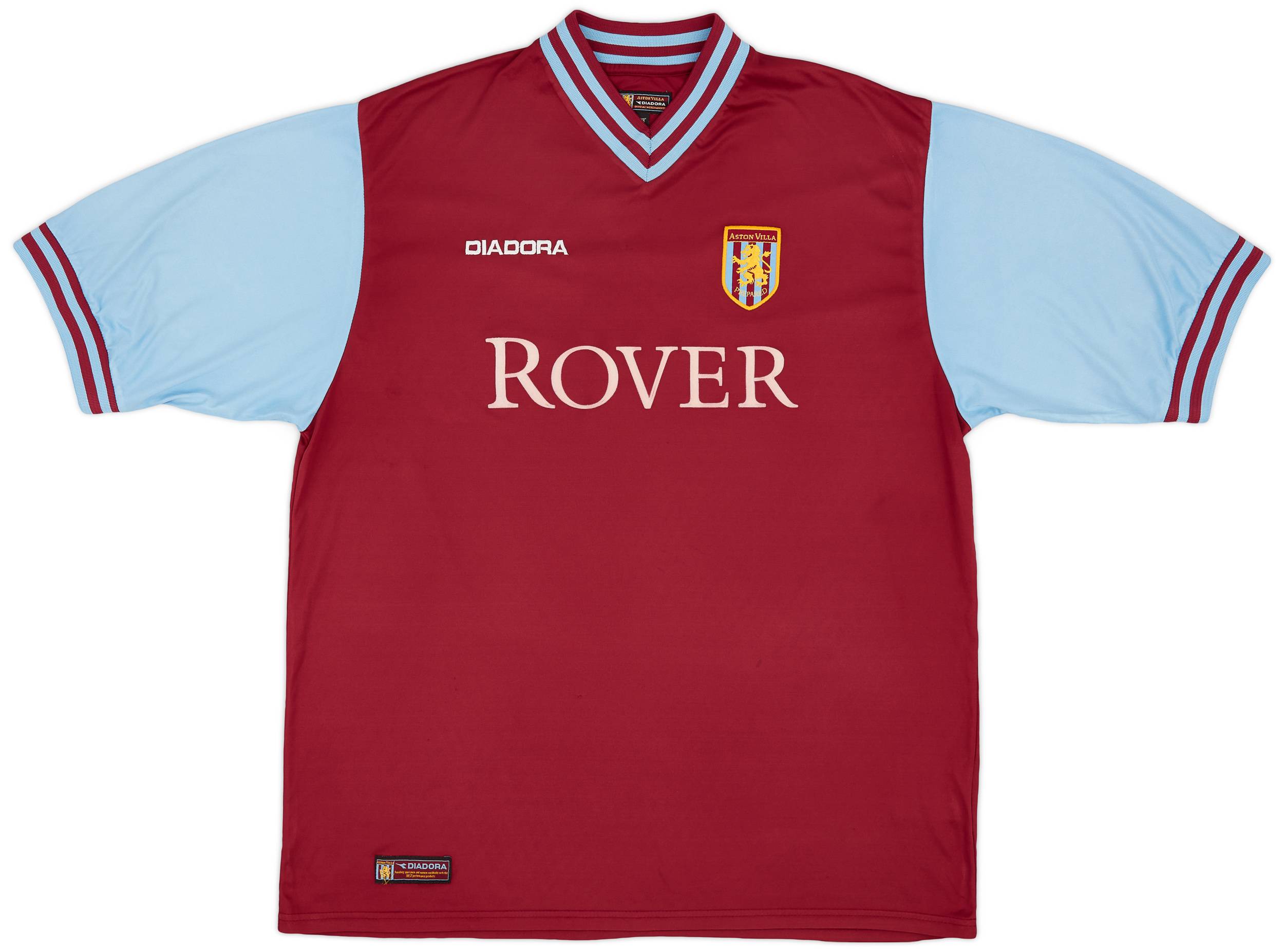 Aston Villa アストンヴィラ 2002 diadora  2002-03 Aston Villa Home Shirt Angel #8 - 8/10 - (XL)