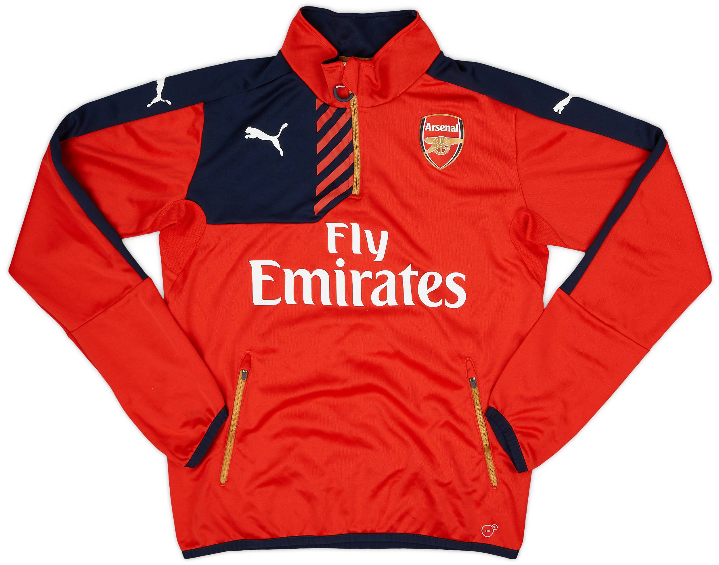 2015-16 Arsenal Puma 1/4 Zip Drill Top - 9/10 - (M)