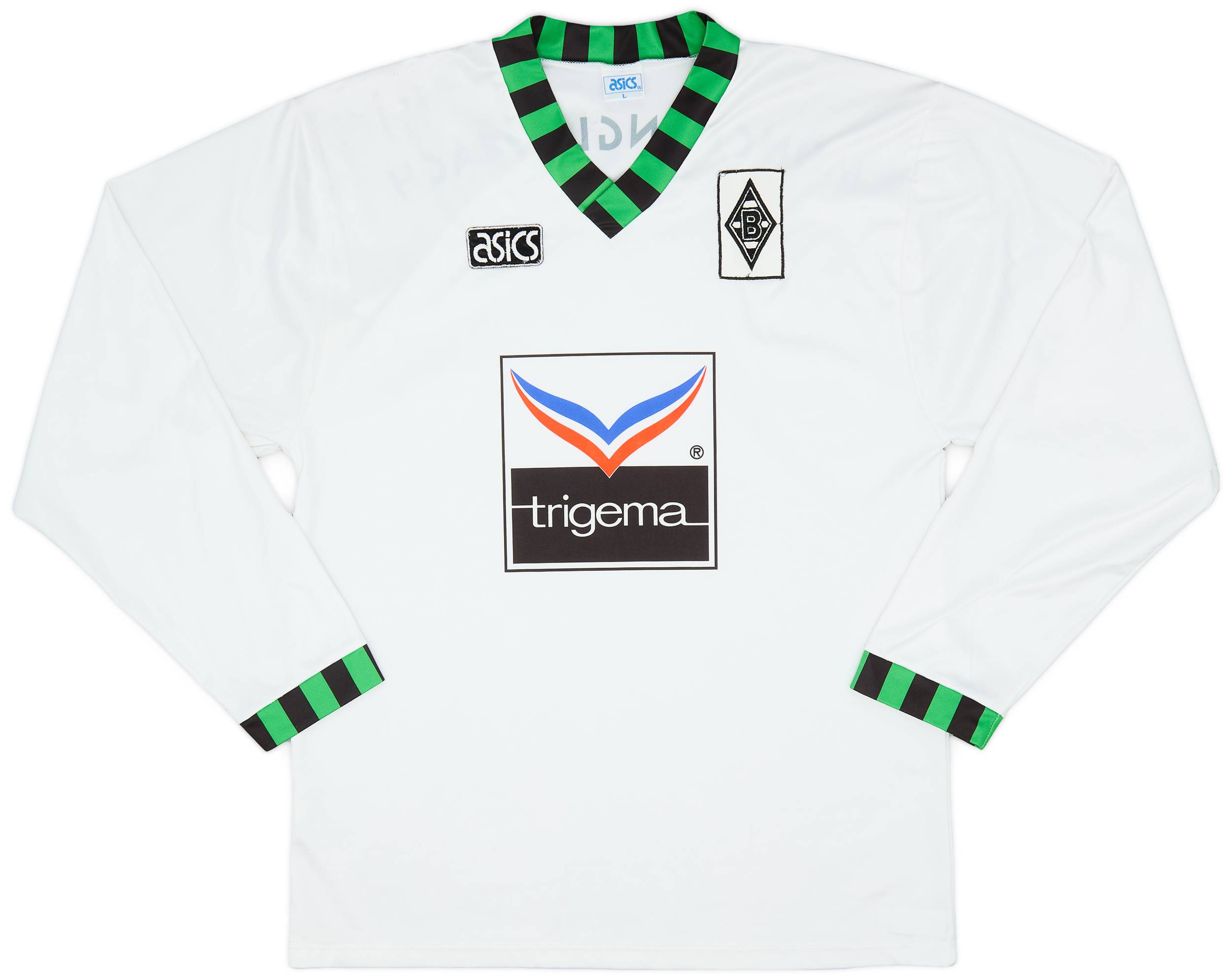 1992-94 Borussia Monchengladbach Home L/S Shirt - 8/10 - (L)