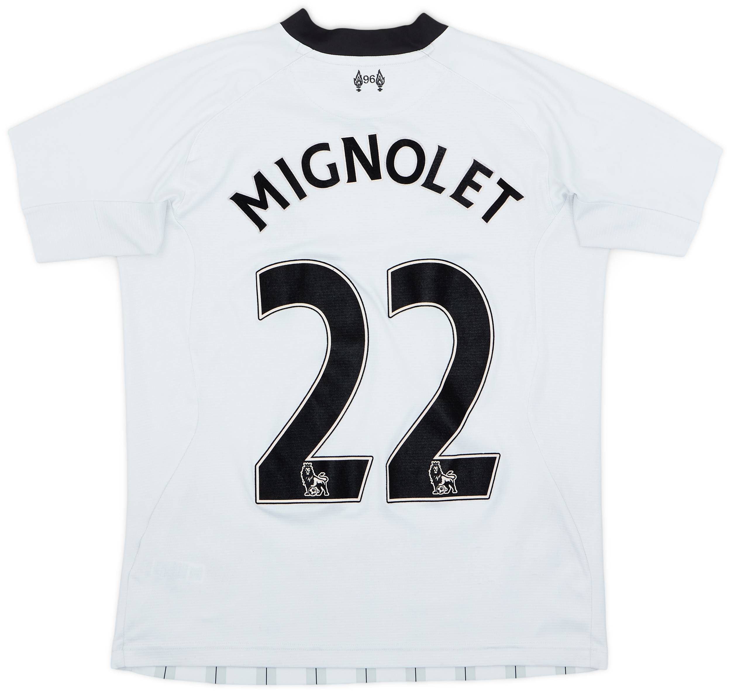 2013-14 Liverpool GK S/S Shirt Mignolet #22 - 6/10 - (S)