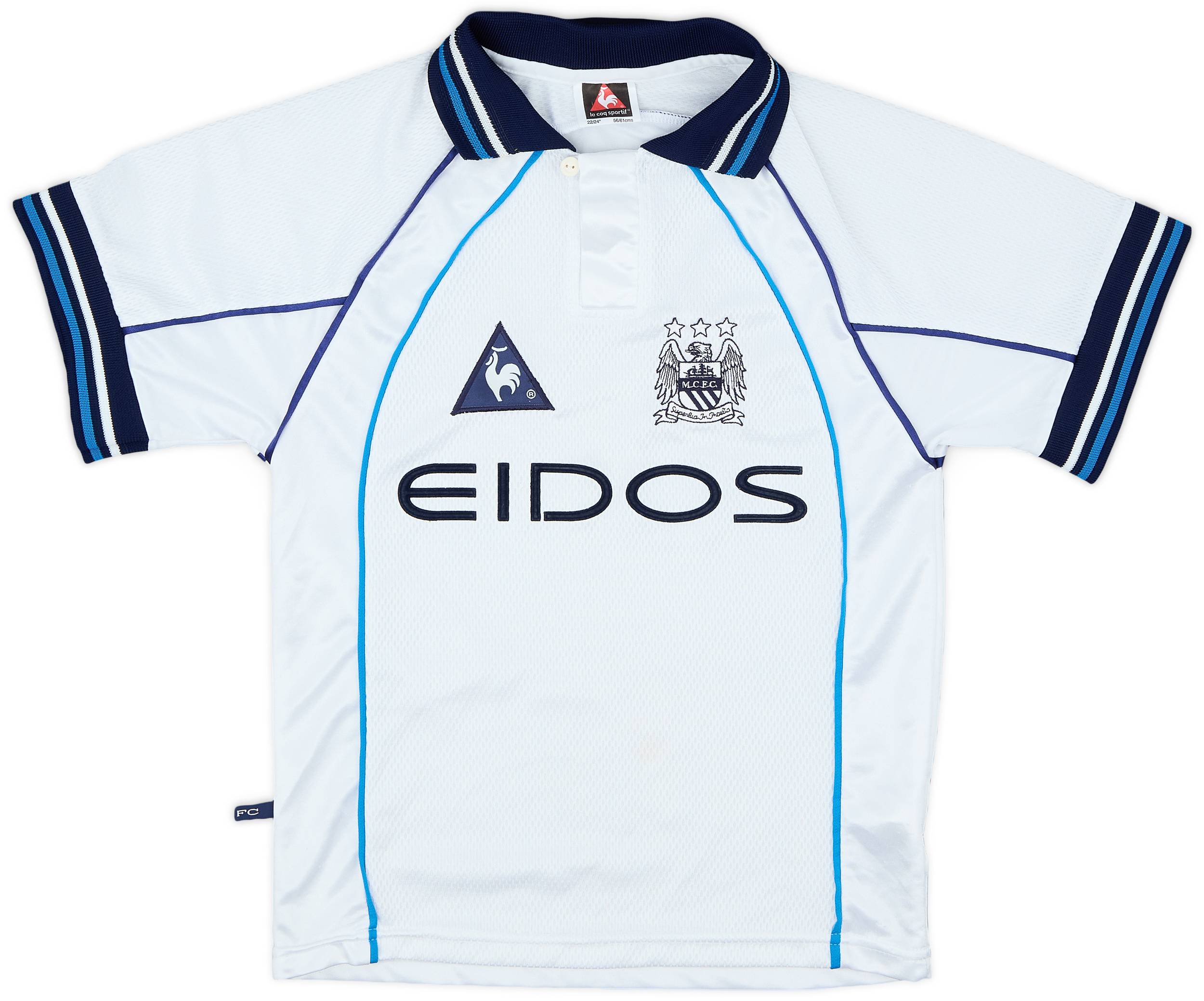 1999-00 Manchester City Away Shirt - 7/10 - (7-8 Years)