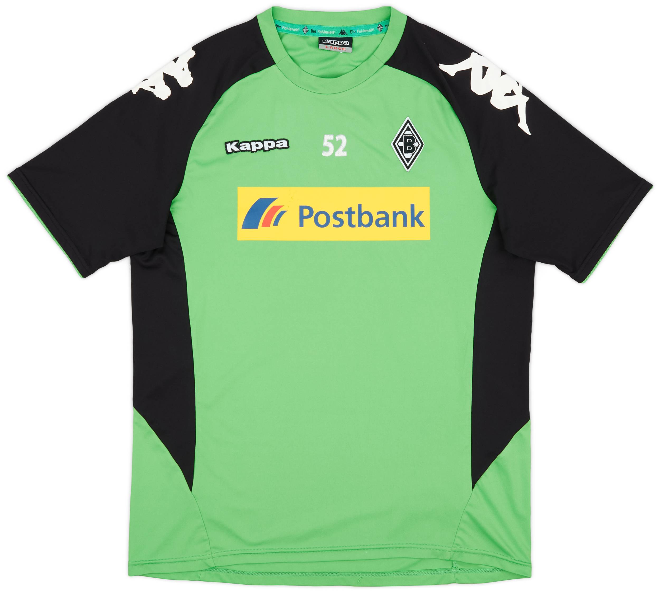 2013-14 Borussia Monchengladbach Player Issue Kappa Training Shirt #52 - 6/10 - (L)