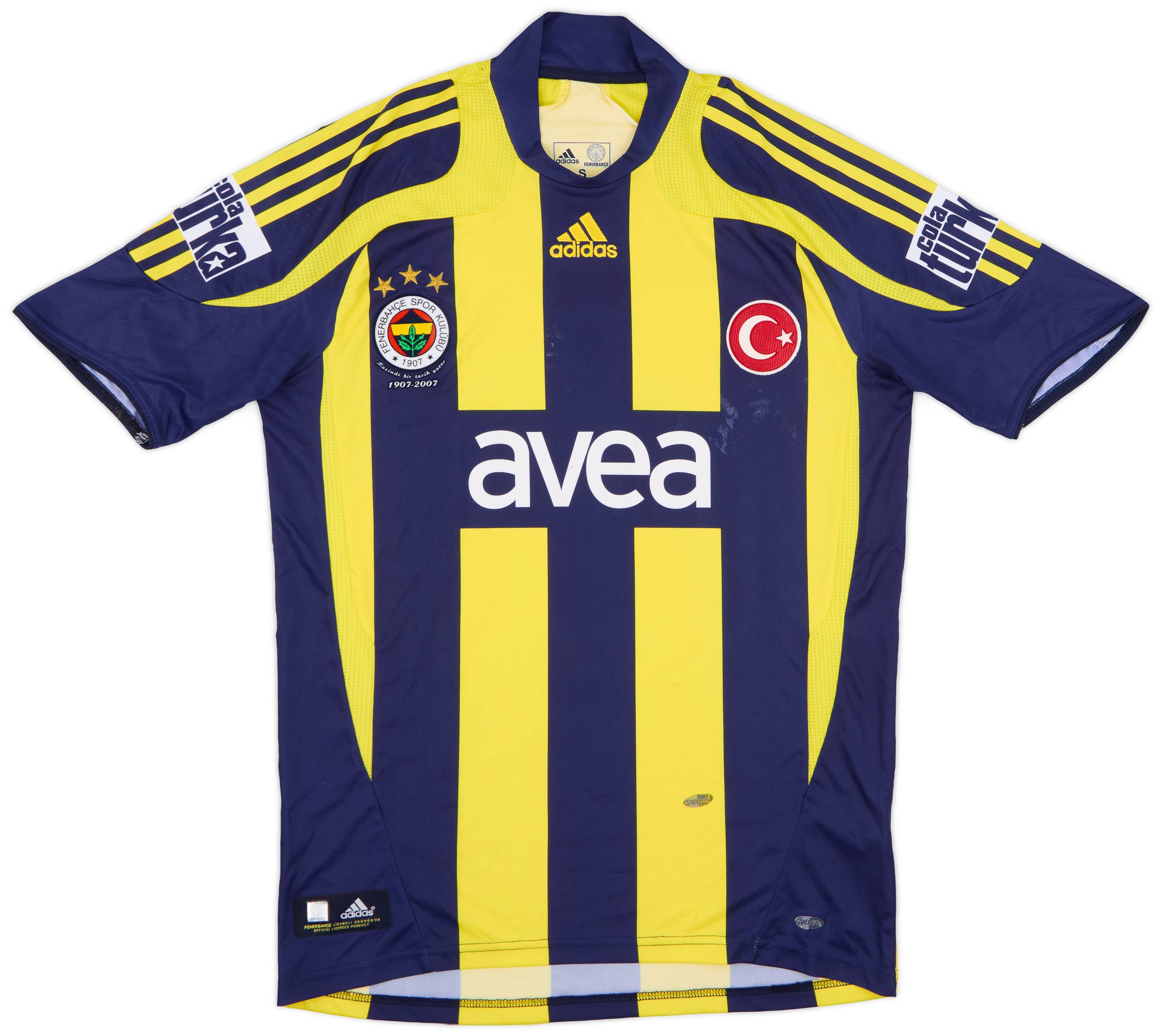 2007-08 Fenerbahce Home Shirt - 6/10 - (S)