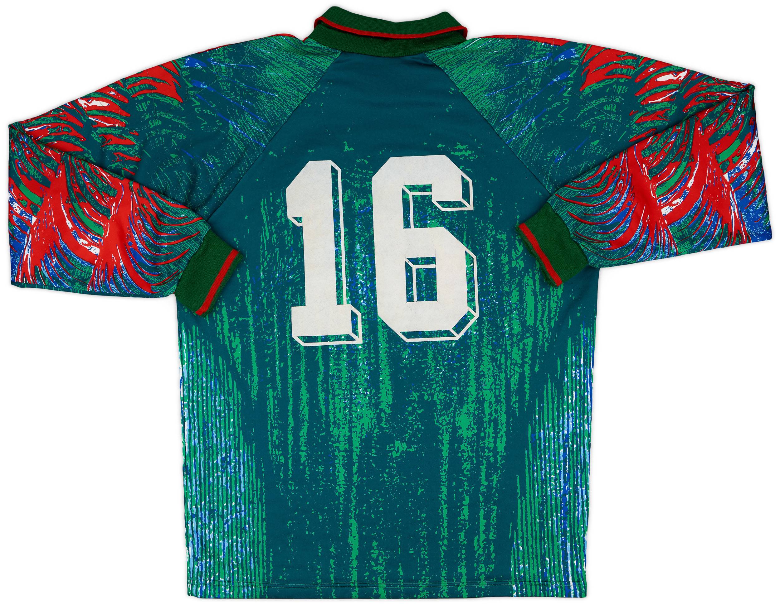 1992-93 France Match Issue GK Shirt #16