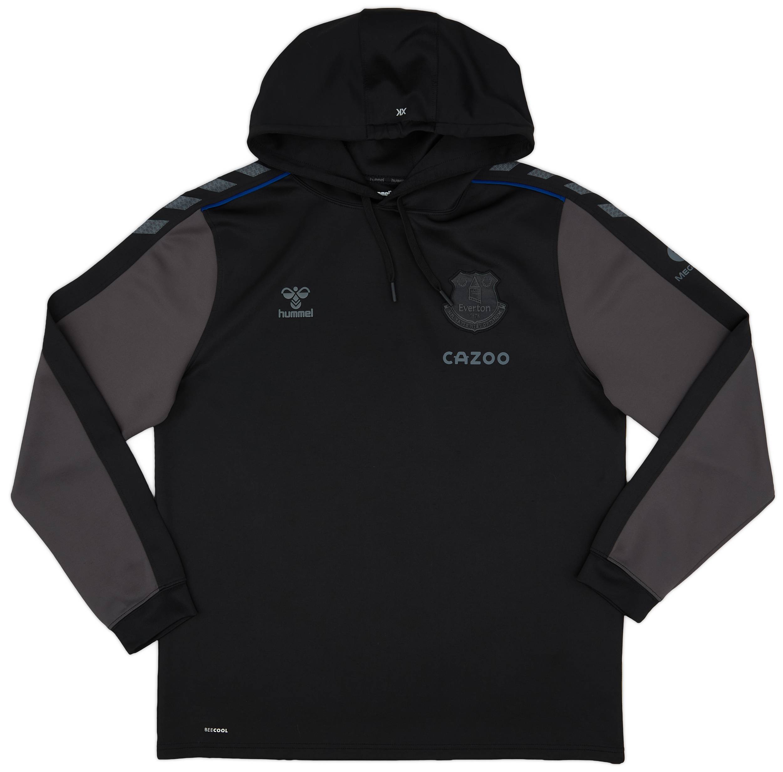 2020-21 Everton Hummel Hooded Sweat Top - 8/10 - (XXL)