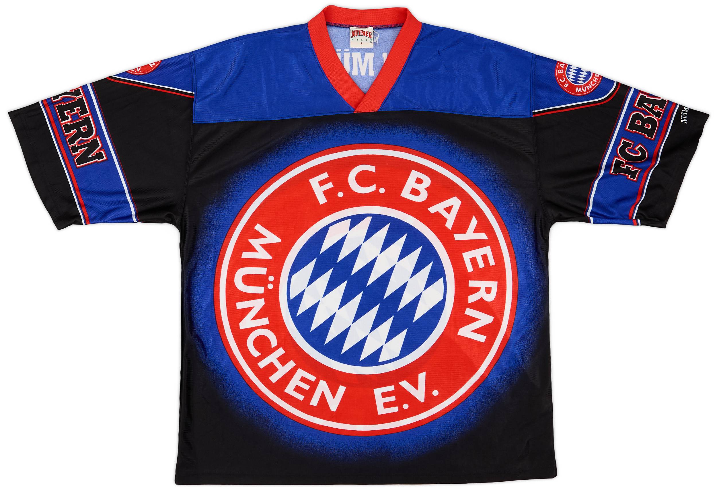 1990s Bayern Munich Nutmeg Graphic Shirt - 9/10 - (L)