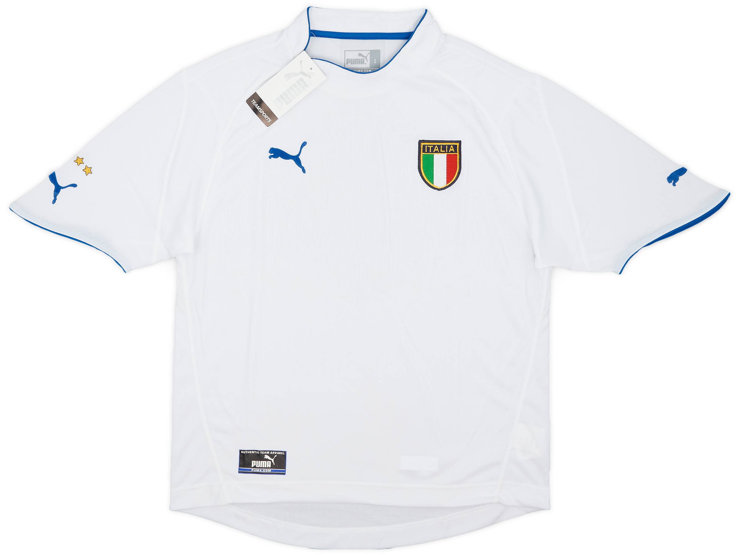イタリア代表　2003　ユニフォーム　away　M　PUMA　プーマ　アズーリ 2003-04 Italy Away Shirt (L)