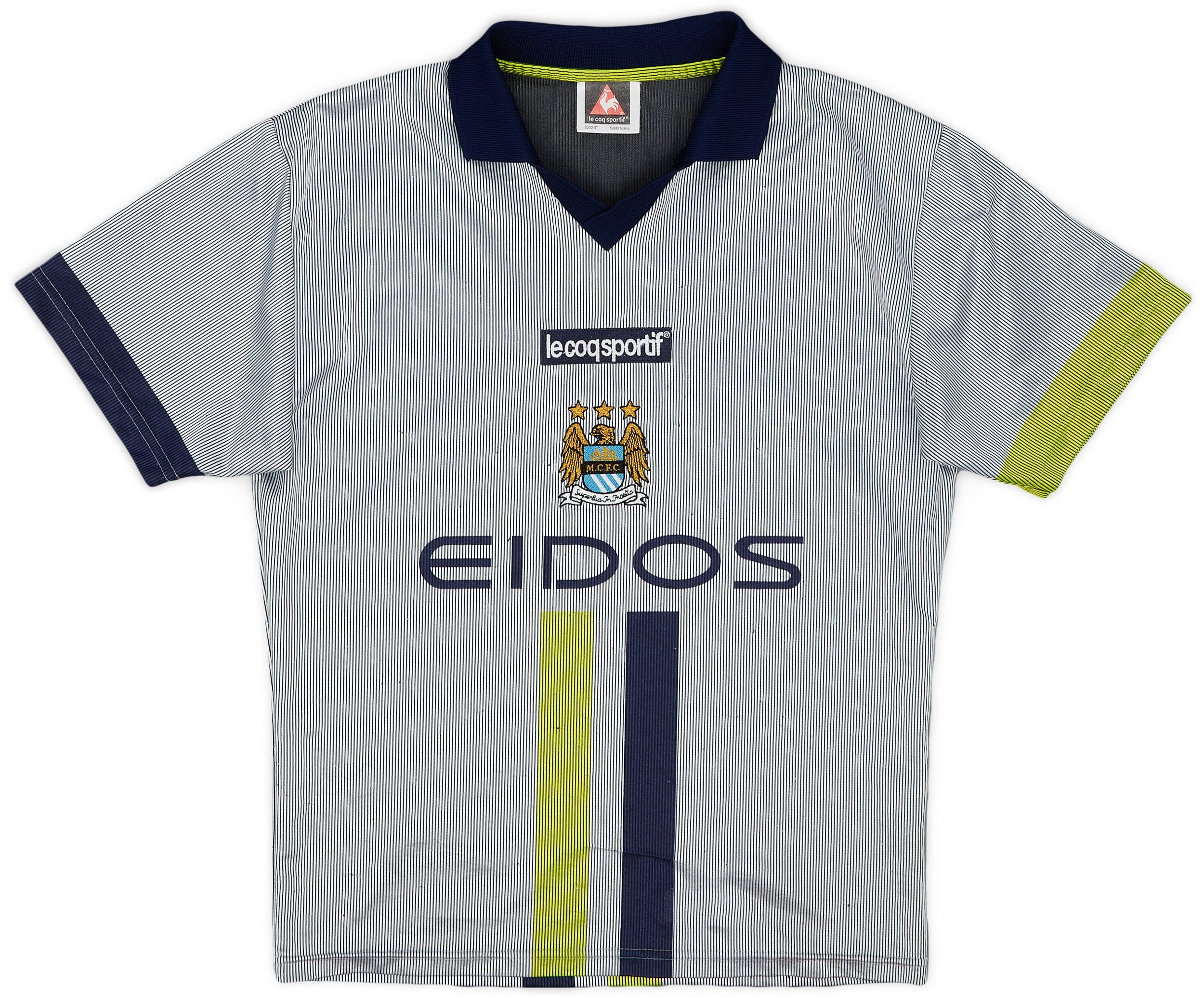 2000-02 Manchester City Away Shirt - 8/10 - (6-7 Years)