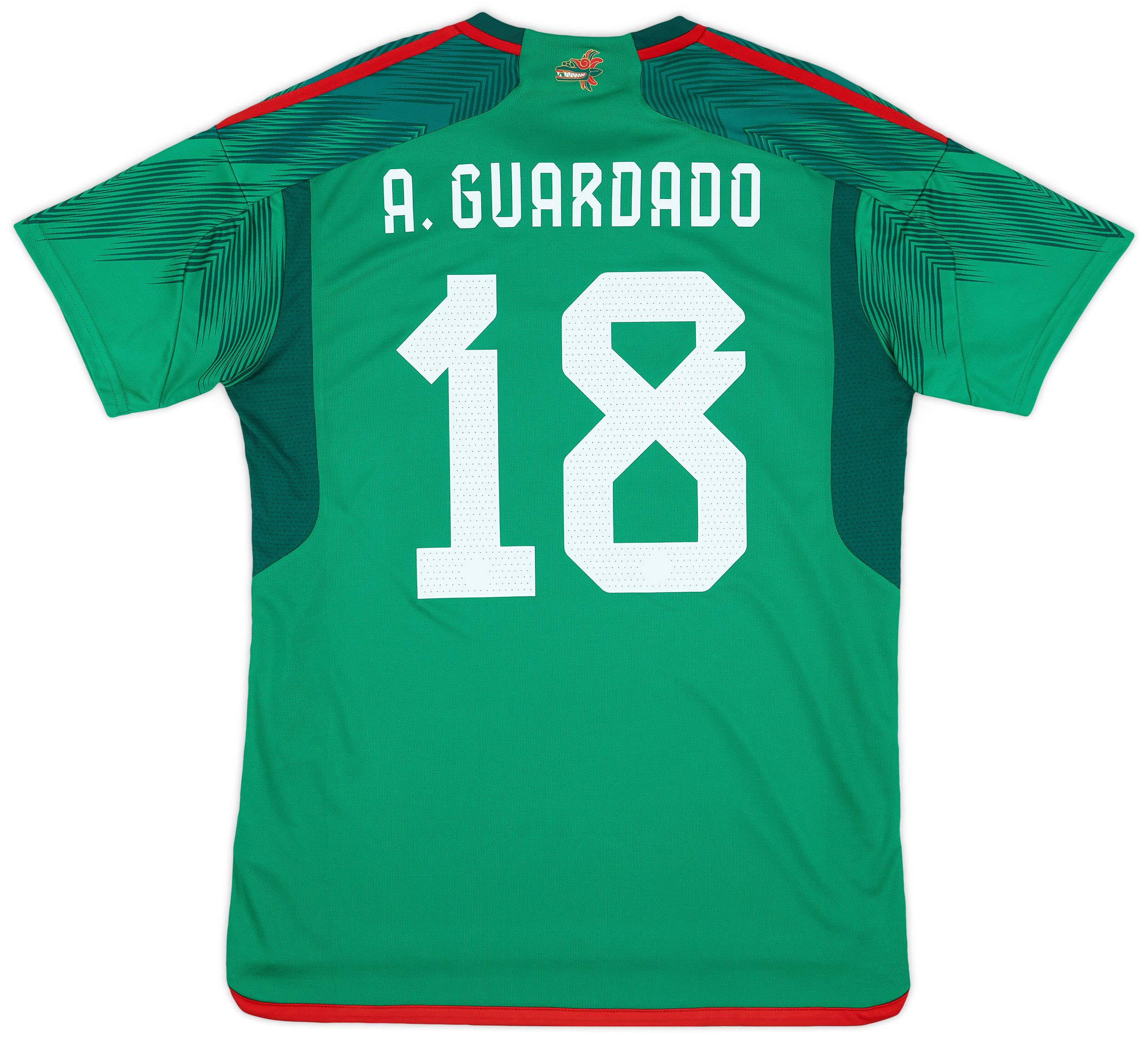 2022-23 Mexico Home Shirt A.Guardado #18 - As New
