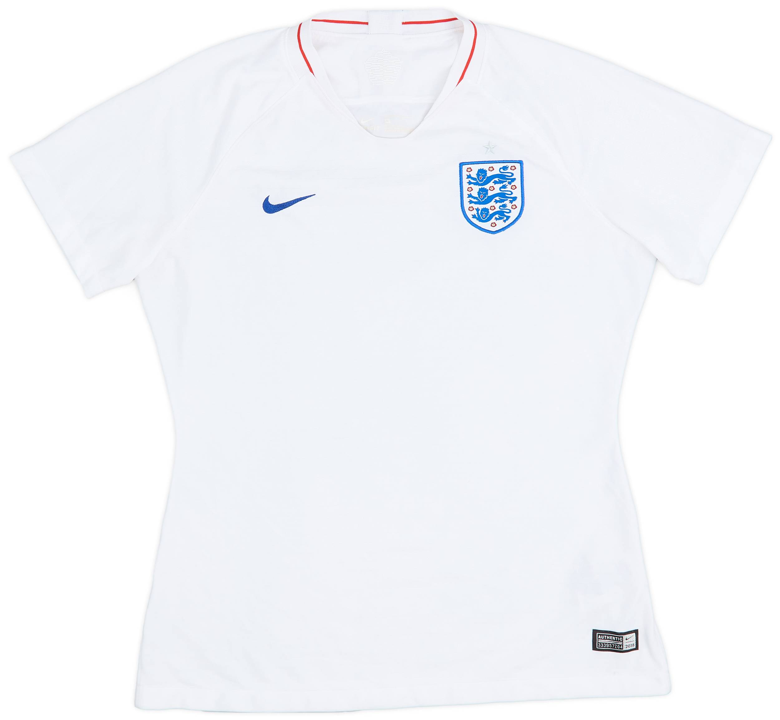 2018 19 England Home Shirt 9 10 Women s L