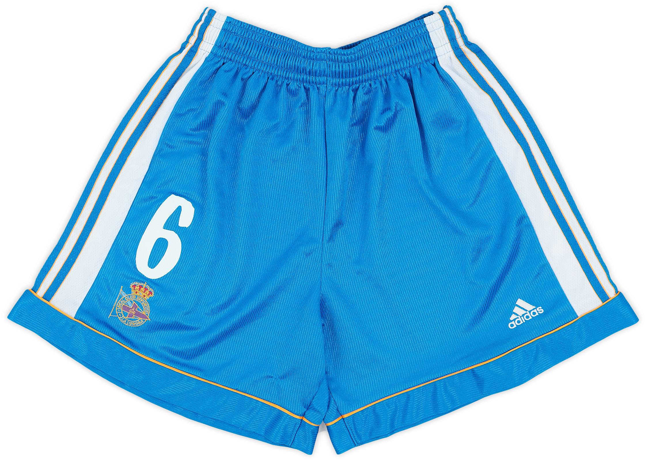 1998-99 Deportivo Match Issue Home Shorts #6 (Mauro Silva)