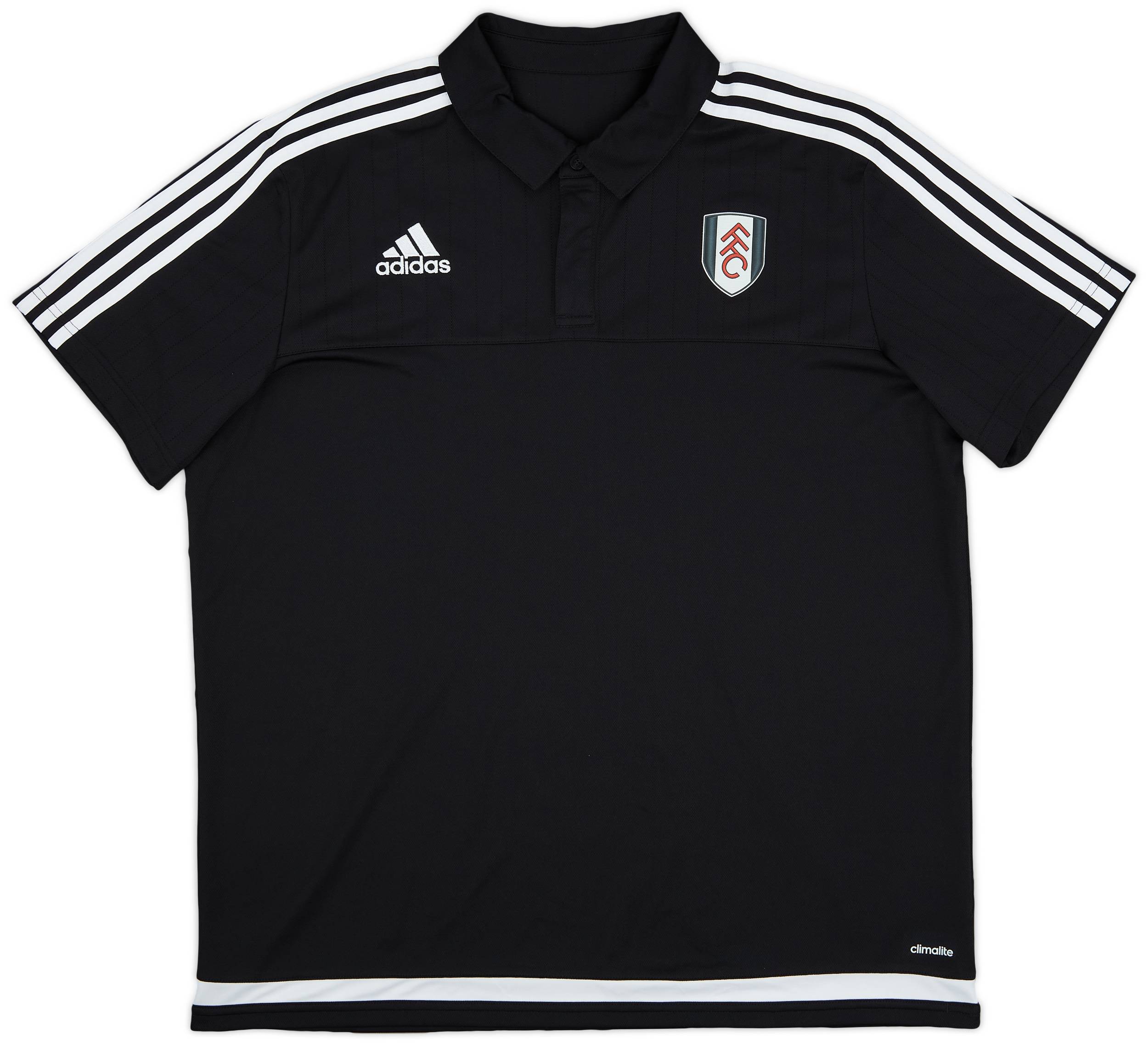 2015-16 Fulham adidas Polo Shirt - 9/10 - (XL)