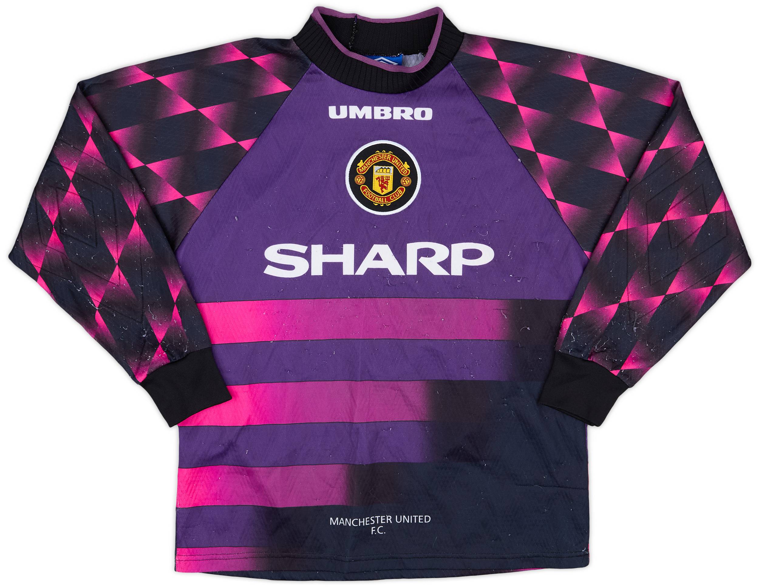 1996-97 Manchester United GK Shirt - 5/10 - (Y)