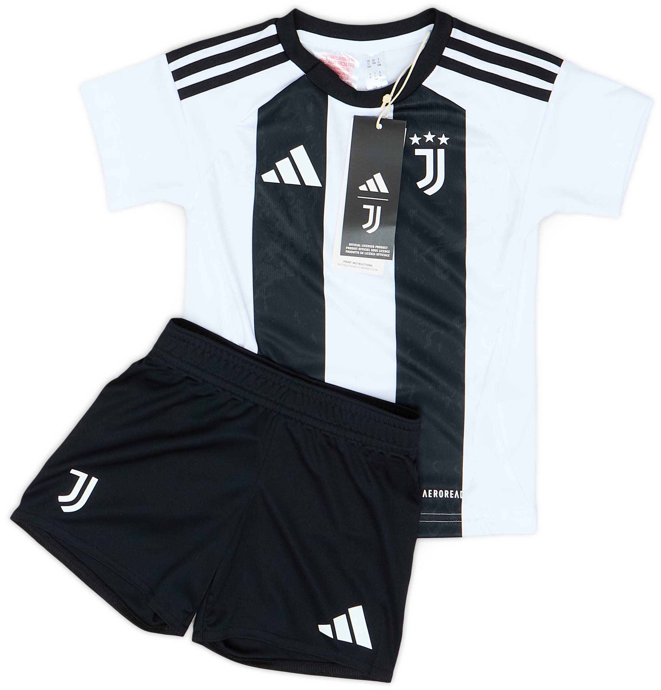 2024 25 Juventus Home Shirt Shorts Kit BABY