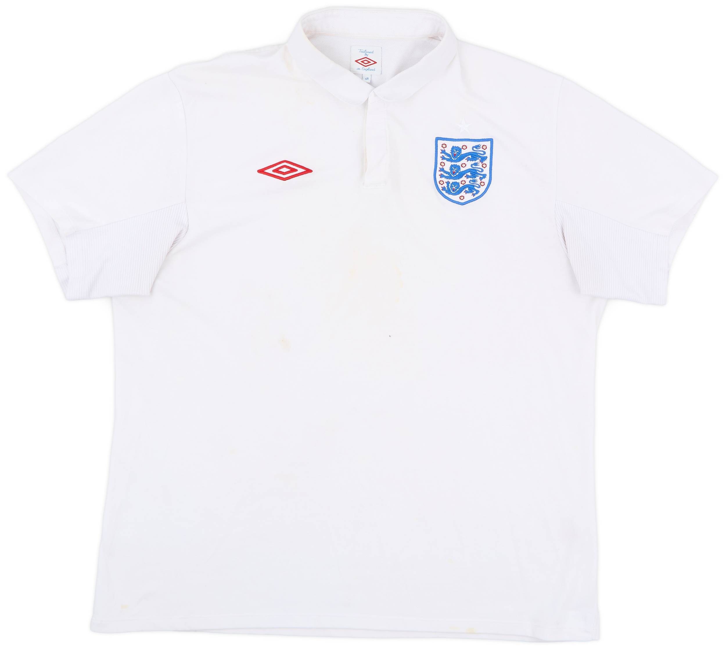 2009-10 England Home Shirt - 5/10 - (XL)
