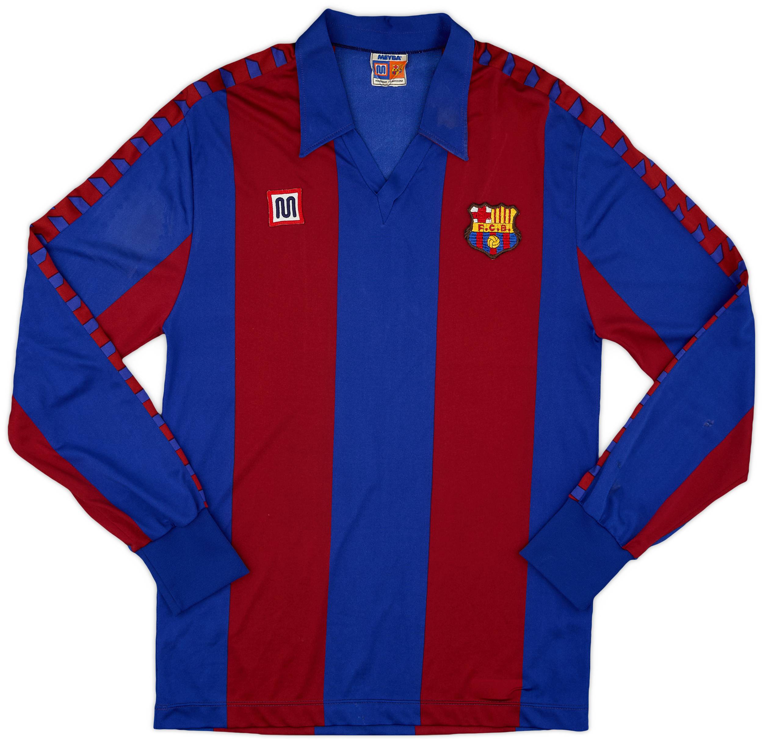 1984-89 Barcelona Home L/S Shirt - 5/10 - (M)