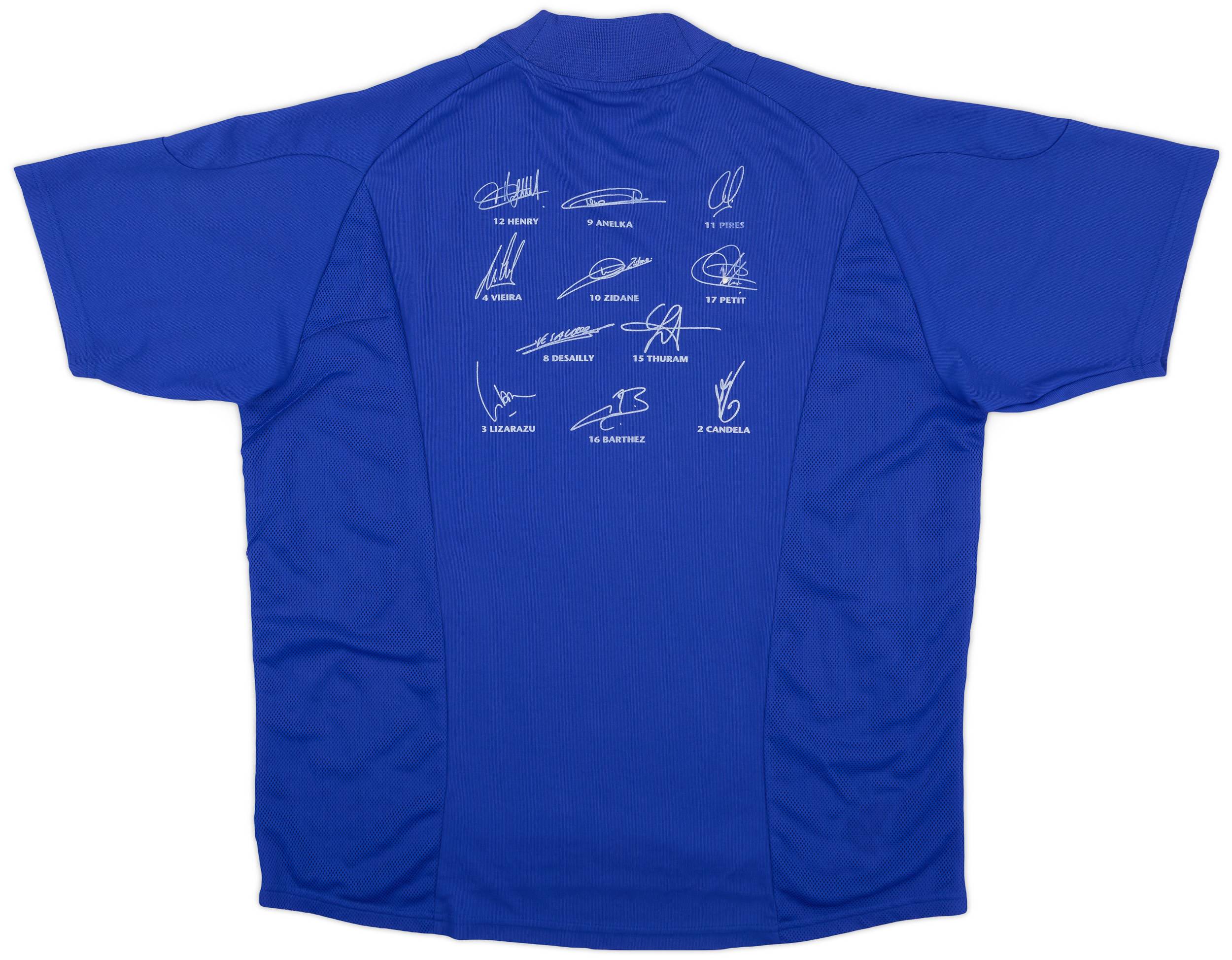 2002-04 France 'Signed' Home Shirt - 9/10 - (XL)