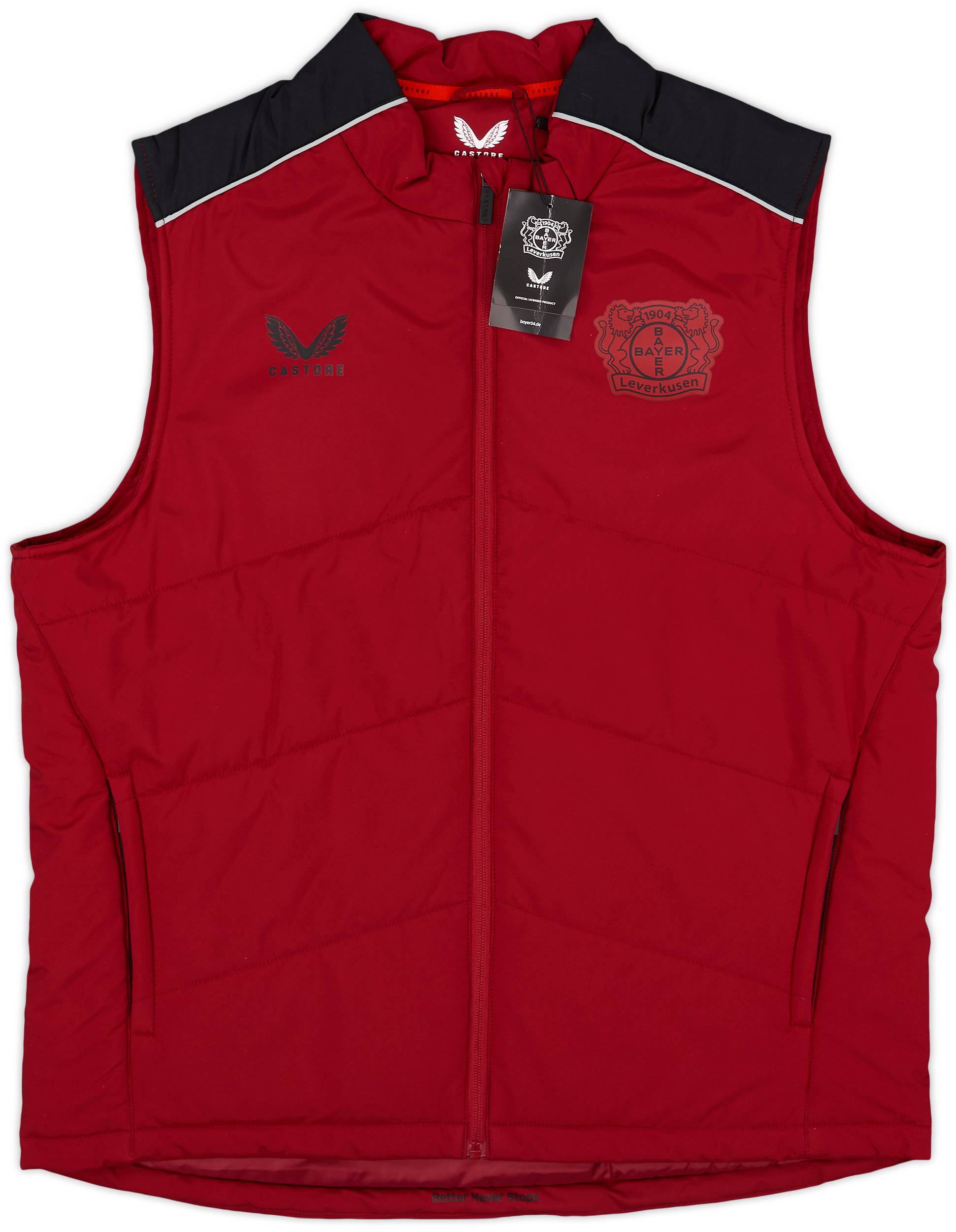 2022-23 Bayer Leverkusen Castore Travel Gilet