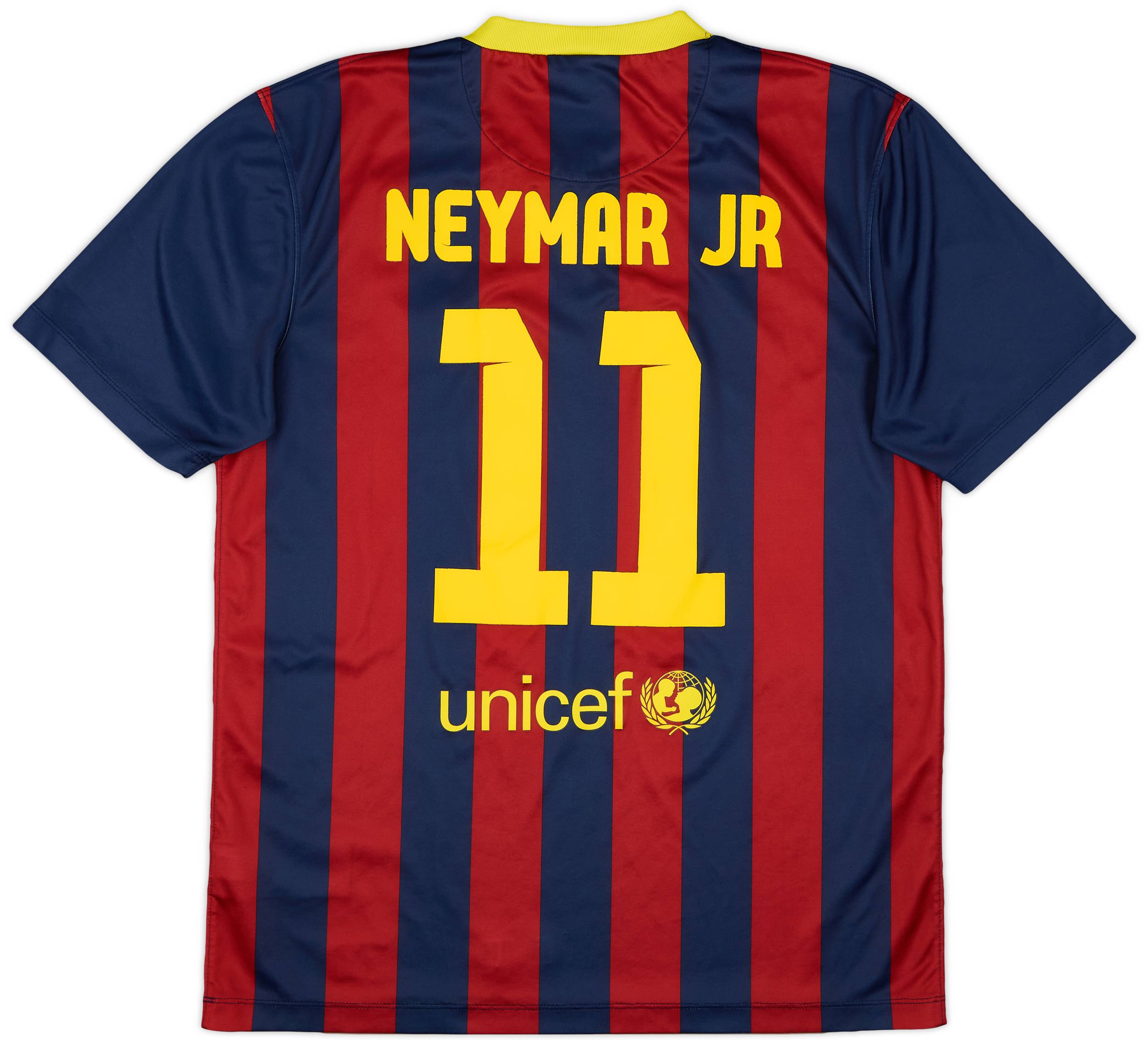 FC Barcelona NEYMAR JR 11番シャツ Neymar Jr Signed FC Barcelona Home Soccer Jersey #11 with