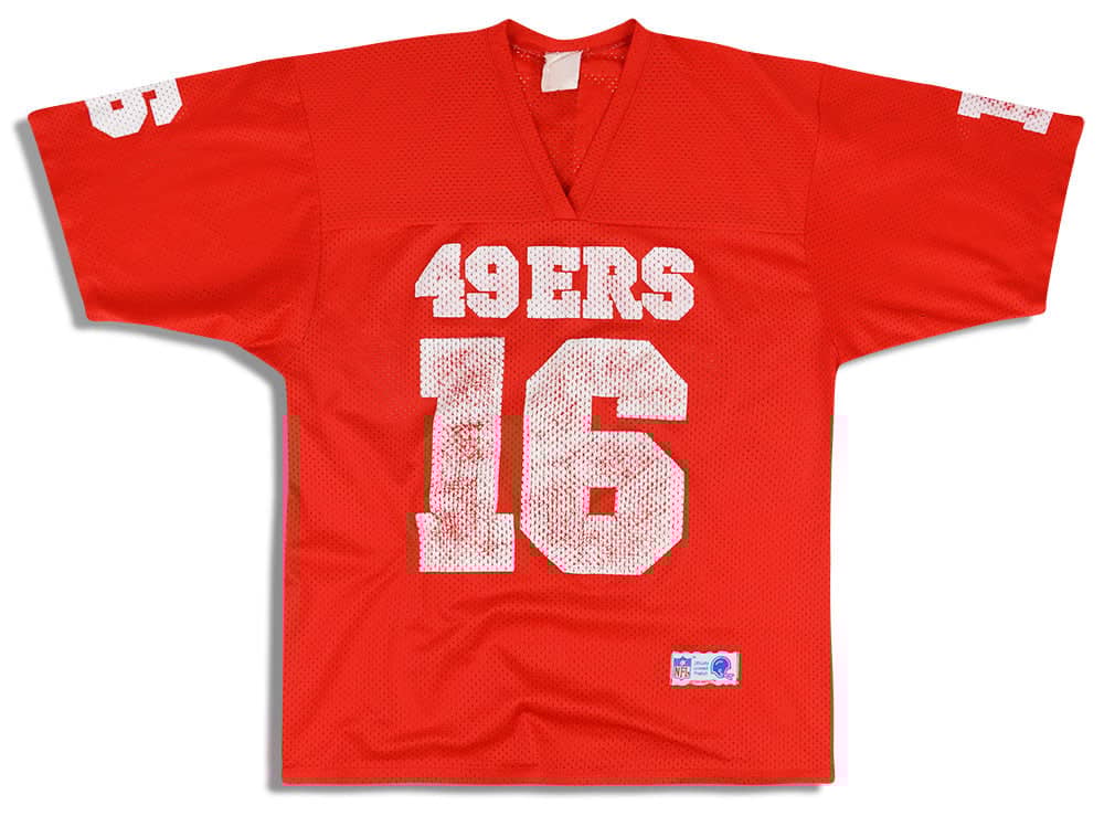 1990s San Francisco 49ers #16 NFL Training Jersey L