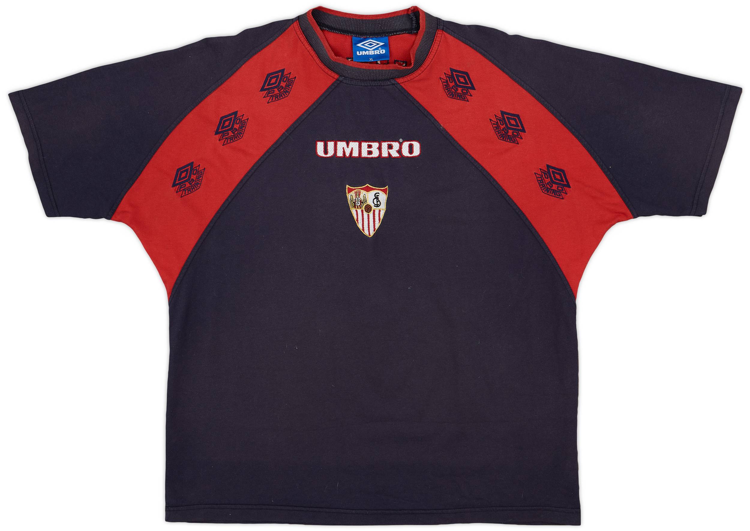 1996-97 Sevilla Umbro Training Shirt - 8/10 - (XL)